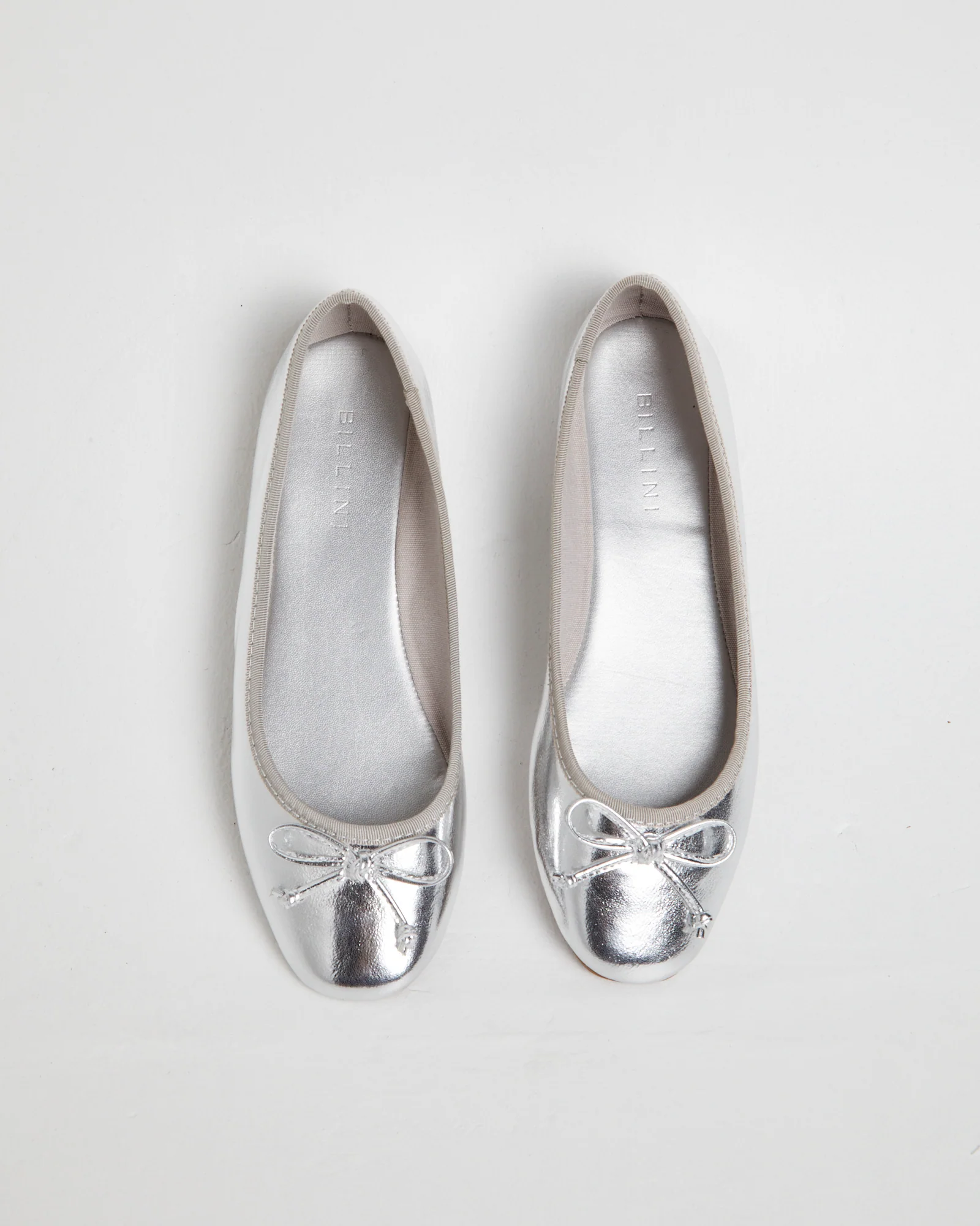 Isaiah Classic Ballet Flats Silver Metallic - Image 5
