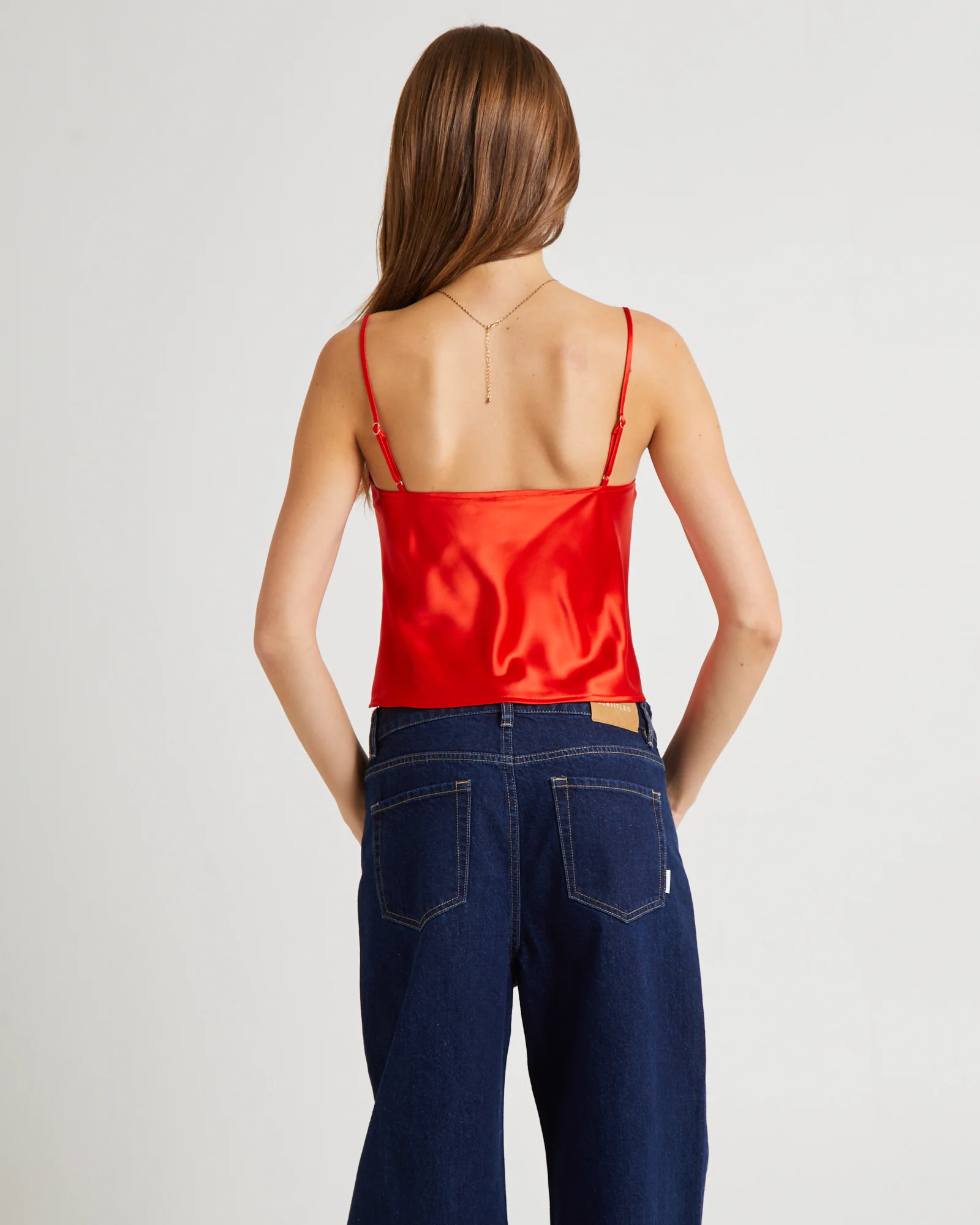 Ivy Ruched Silky Slip Top - Image 2