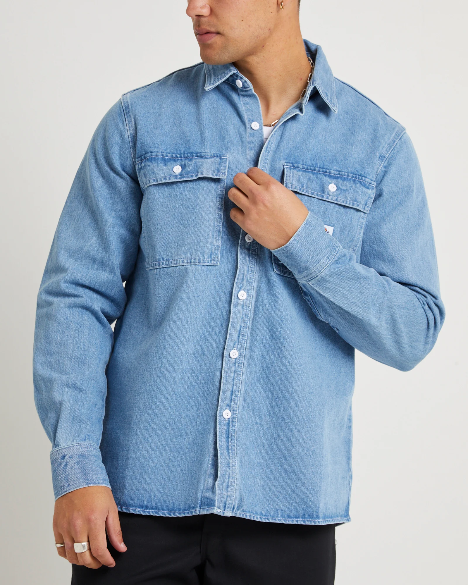 Jacinto Denim LS Shirt - Image 5