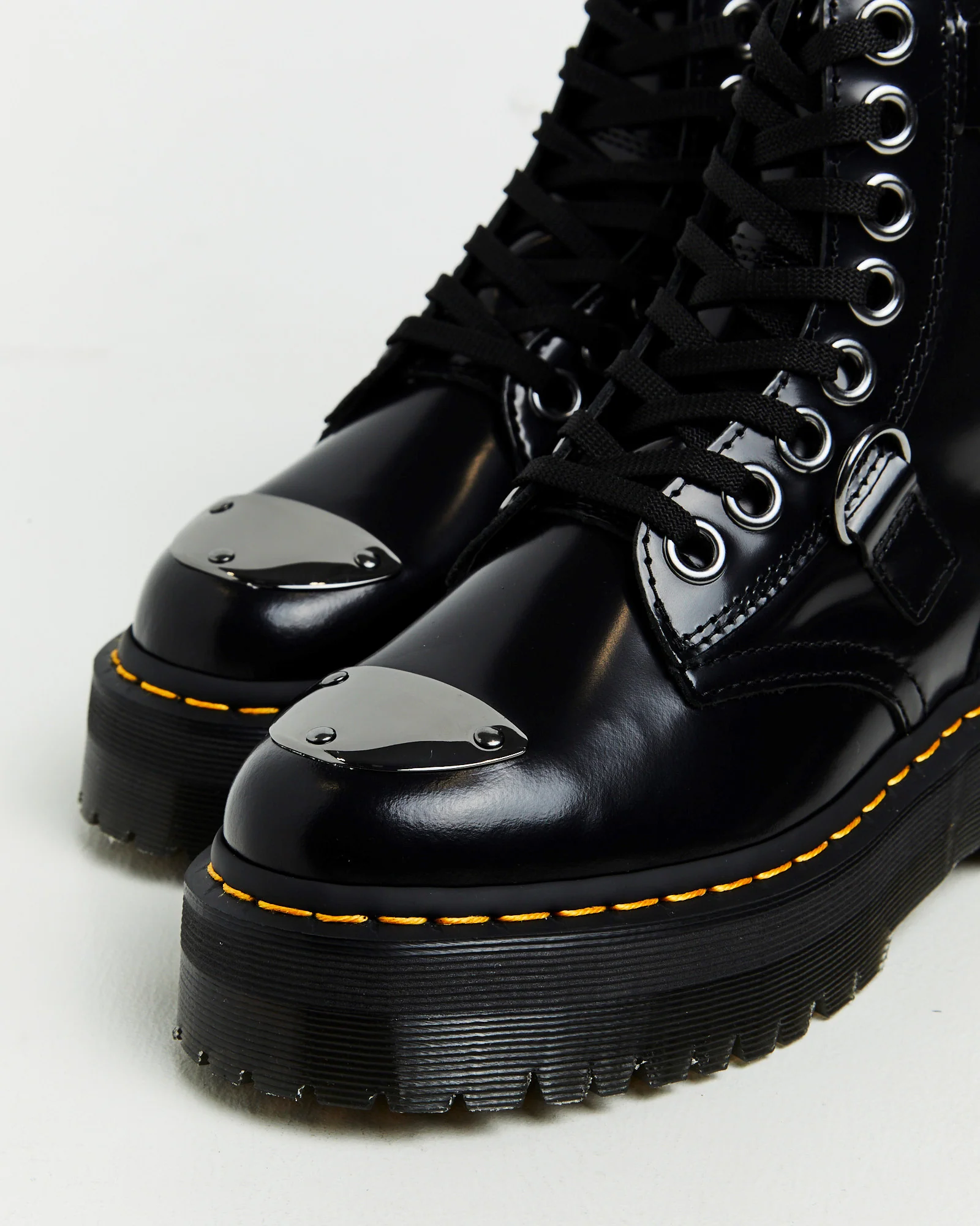 Jadon Alt 8 Eye Boots Black Buttero - Image 4