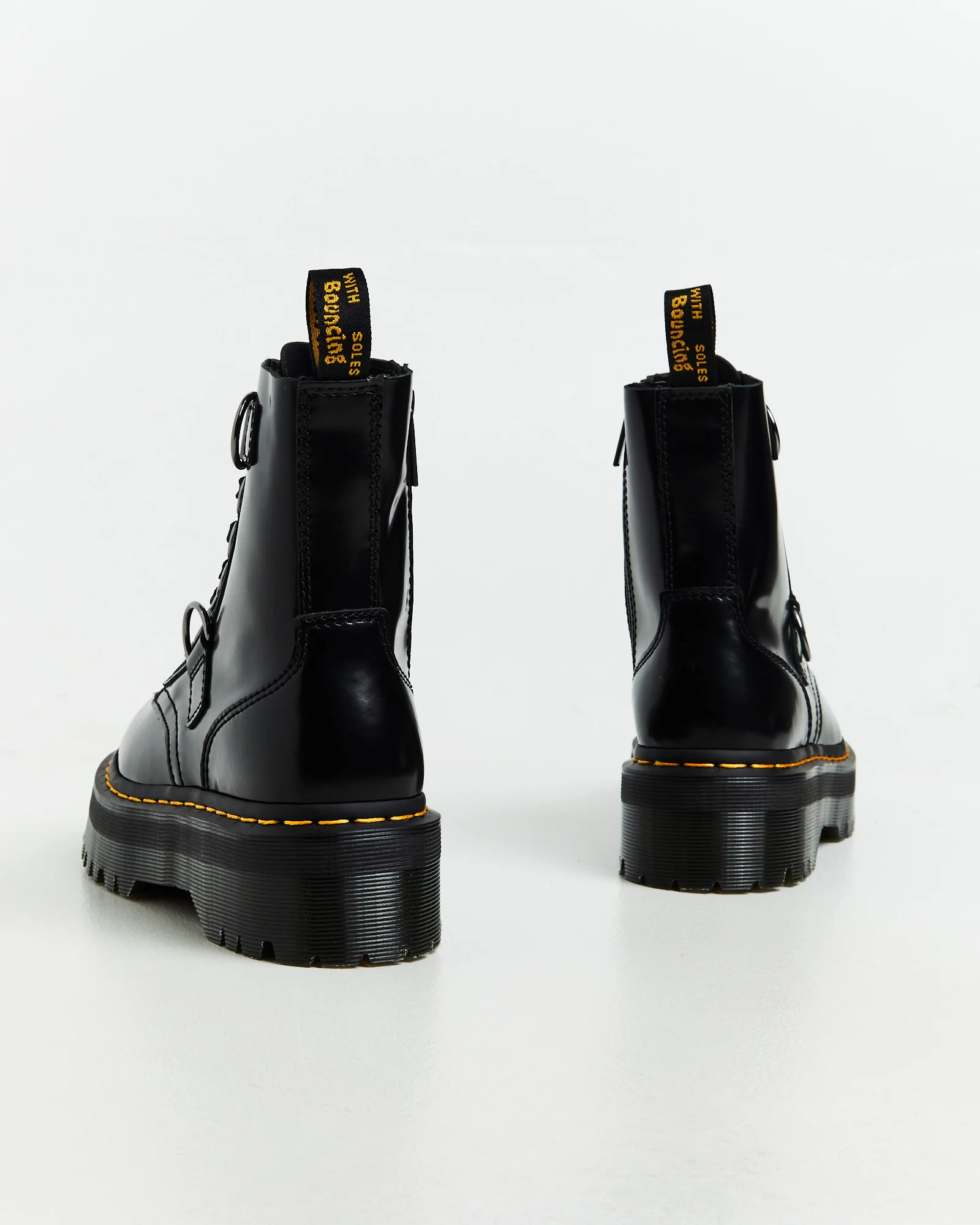 Jadon Alt 8 Eye Boots Black Buttero - Image 6