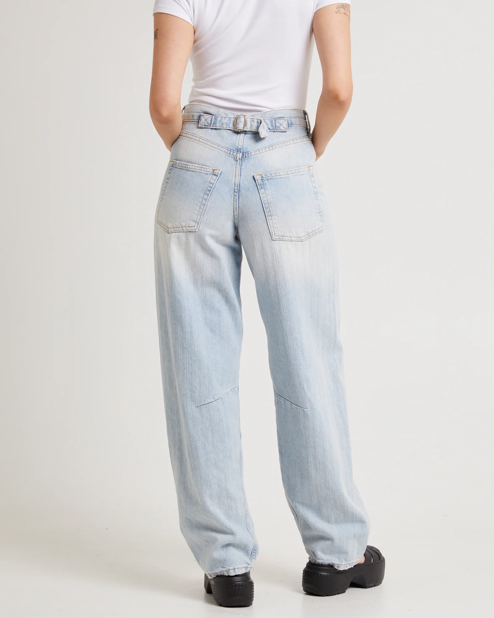 Jaquard Stripe Logan Jeans - Image 3