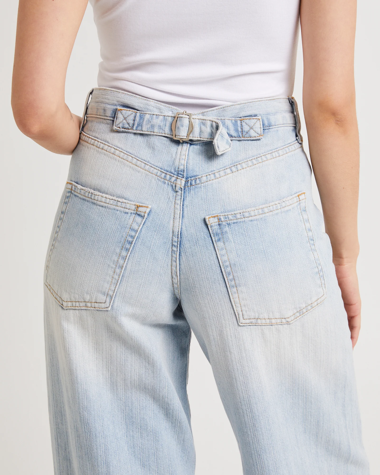 Jaquard Stripe Logan Jeans - Image 5