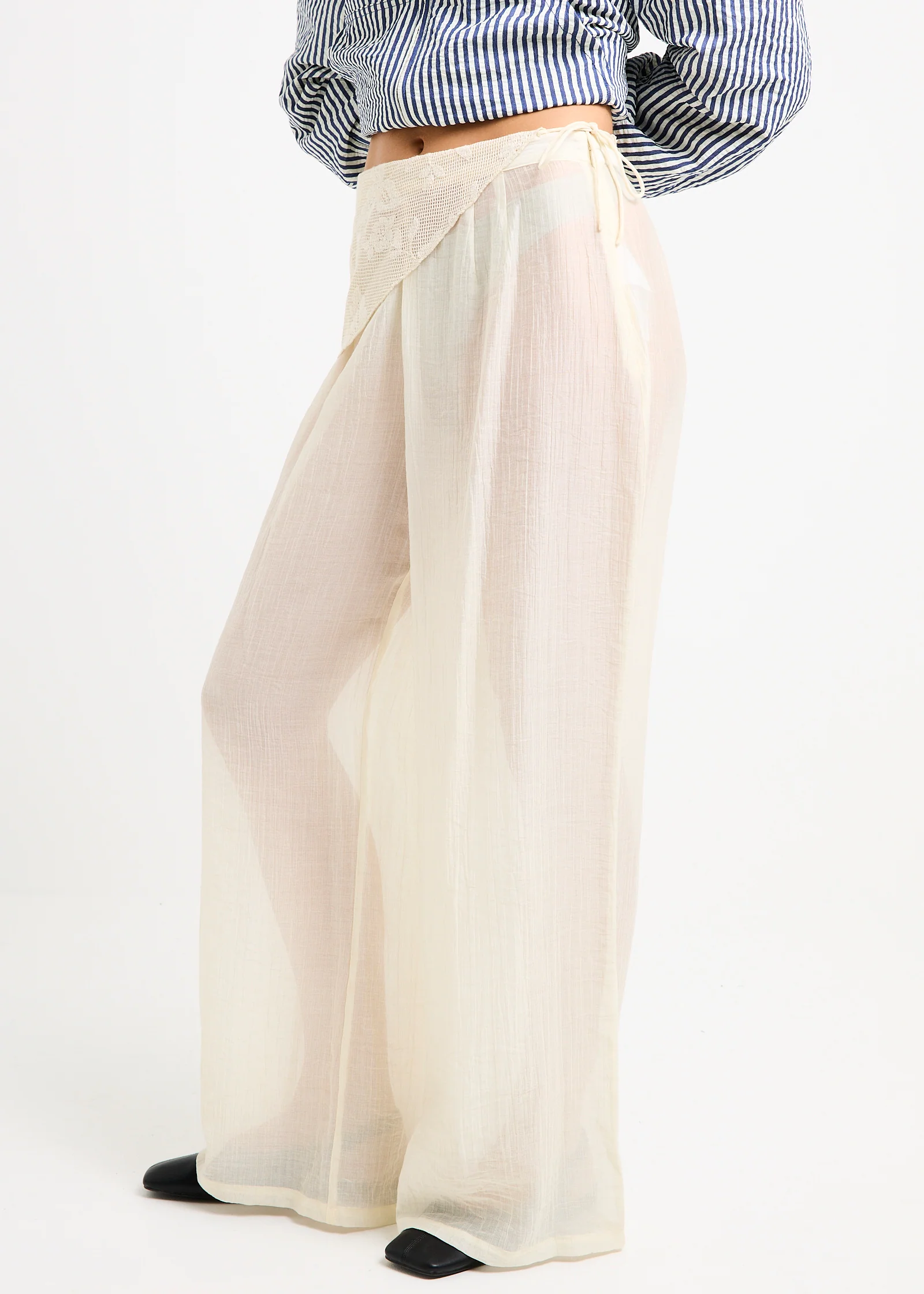 Jaqui Scarf Tie Pants - Image 3