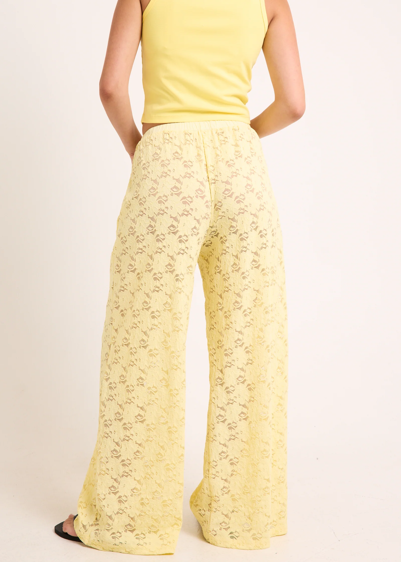 Jasmine Lace Relaxed Pants - Image 5