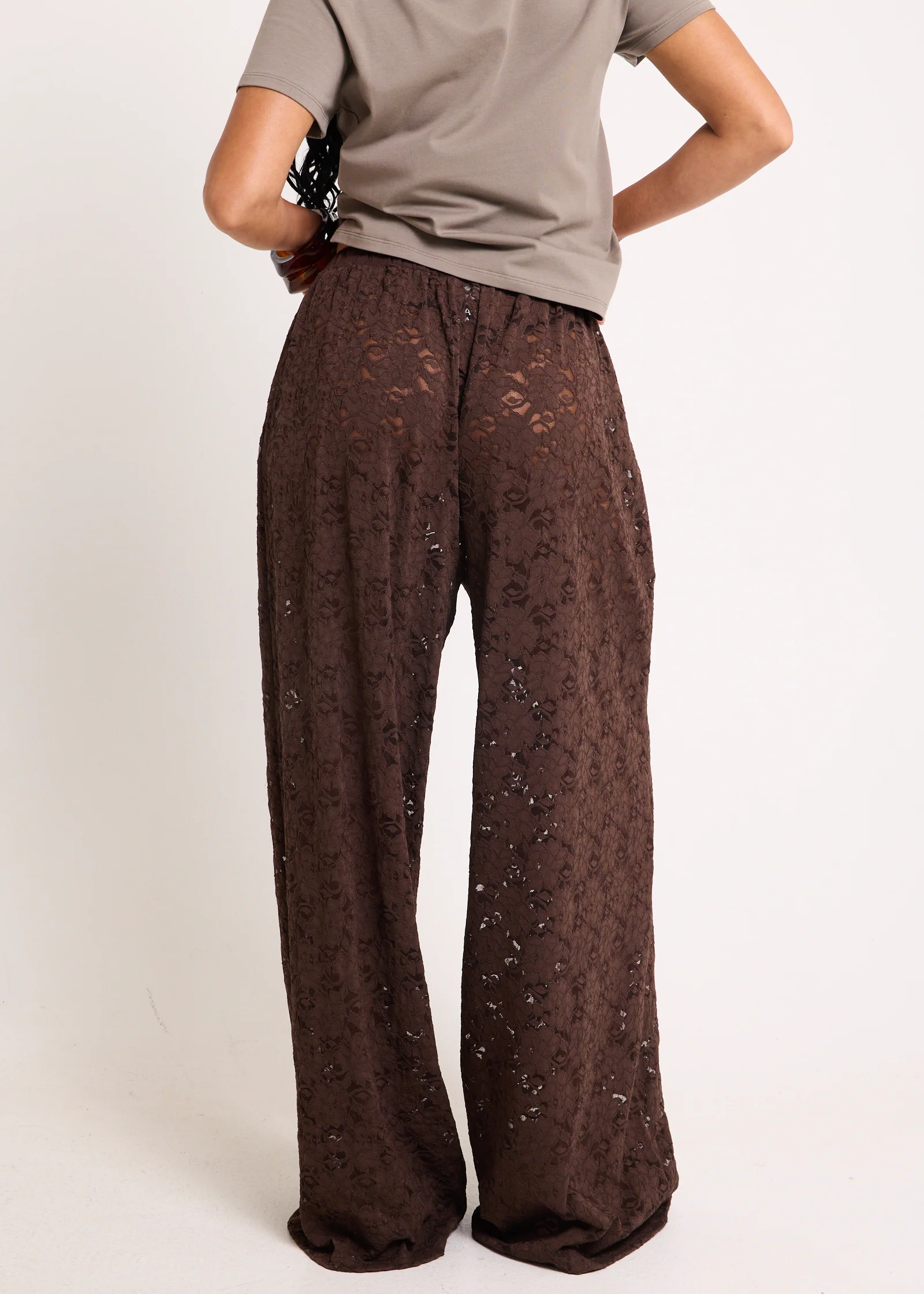 Jasmine Lace Relaxed Pants - Image 3