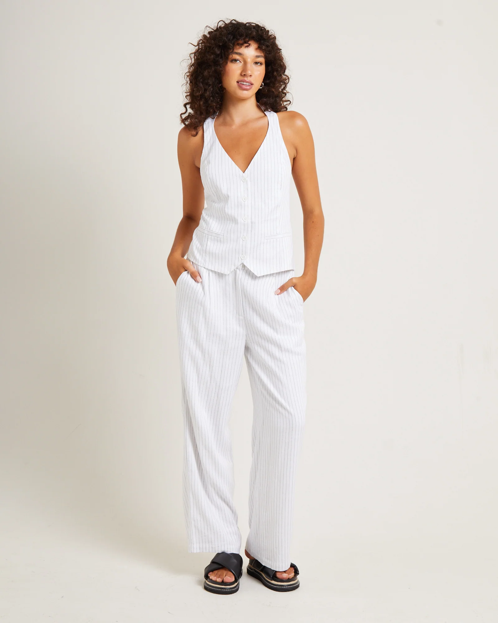 Jemimah Linen Trousers - Image 3