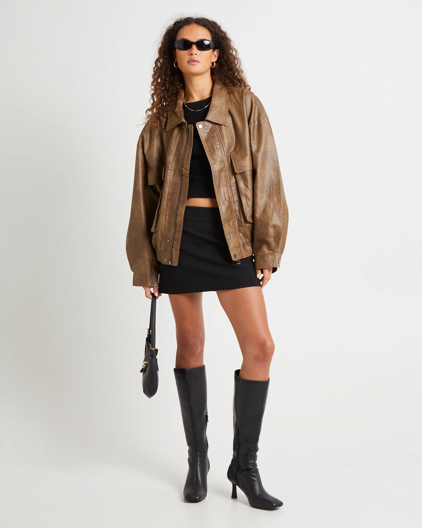 Jen Oversized Patch Pocket Jacket - Image 3
