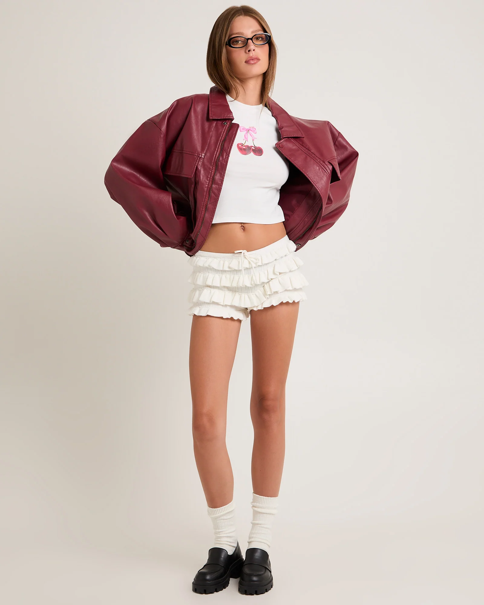 Jen Oversized Patch Pocket Jacket - Image 3
