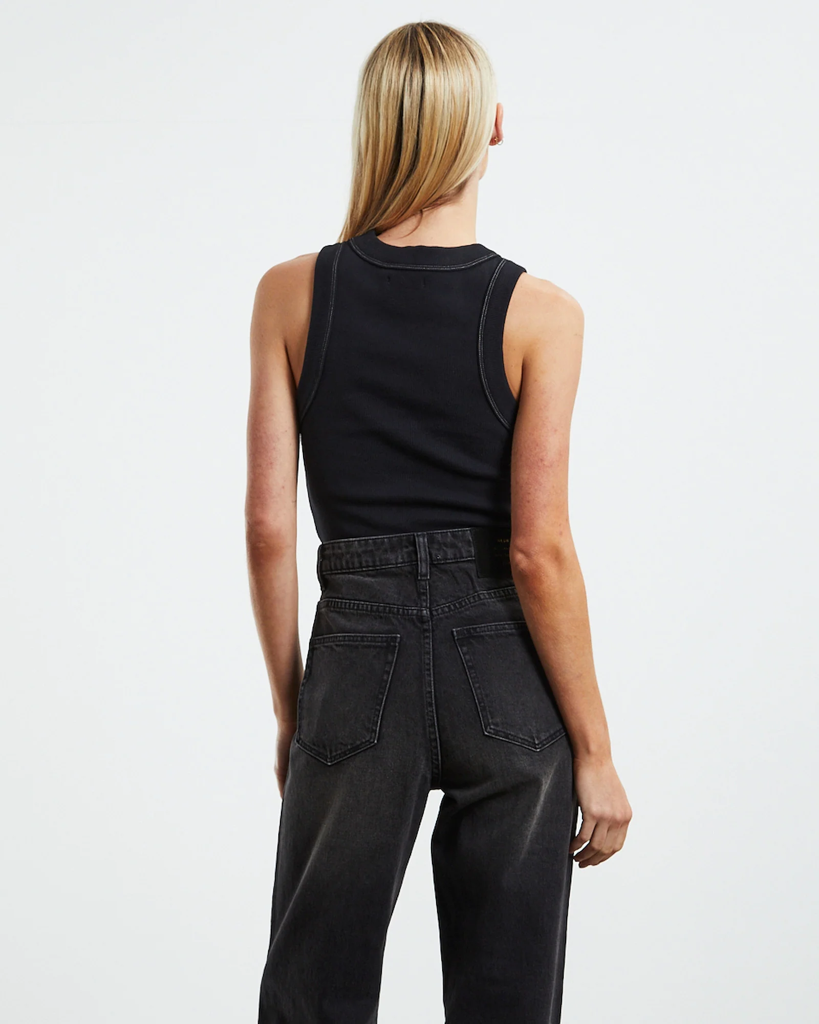 Jonesy Recut Rib Singlet - Image 2