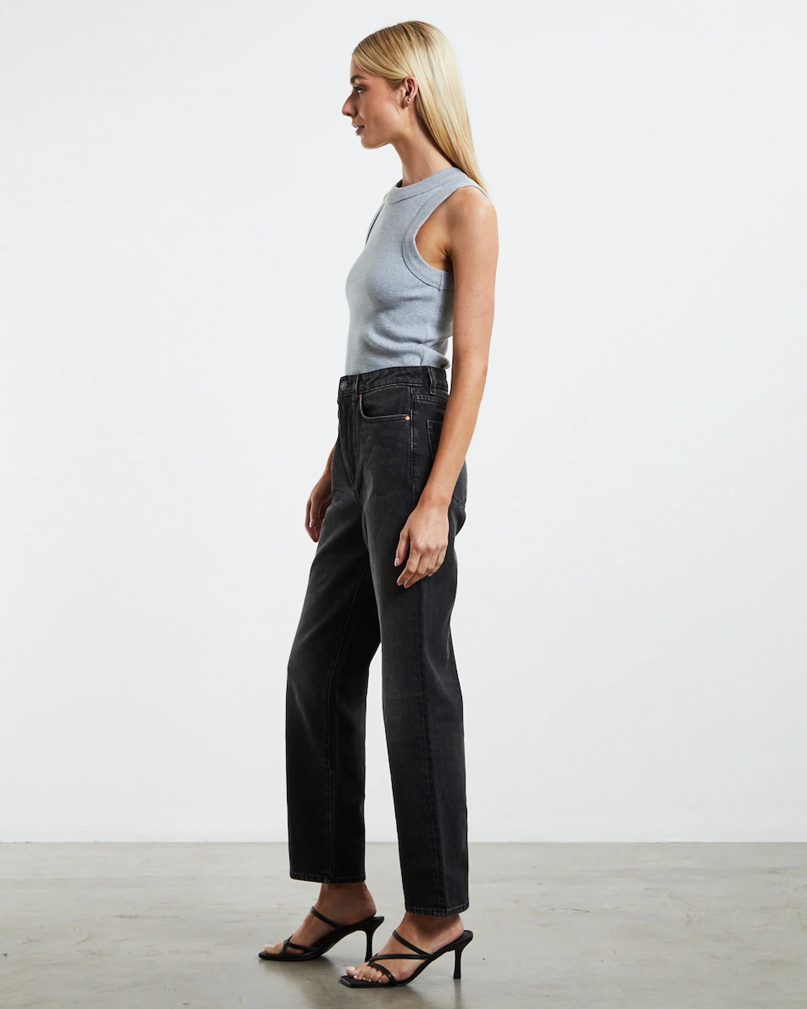 Jonesy Singlet Grey Marle - Image 4