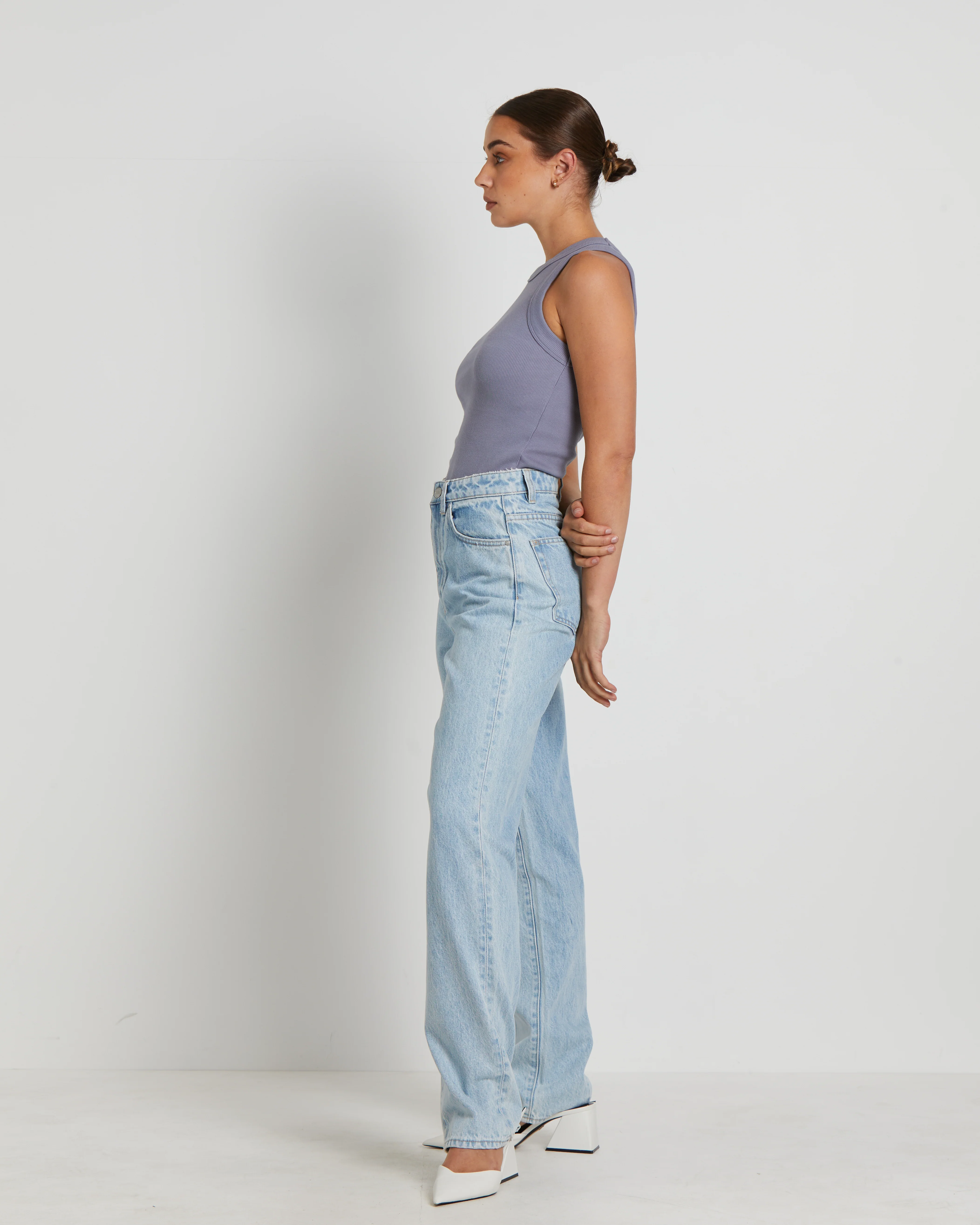 Jonesy Singlet in Slate Grey - Image 4
