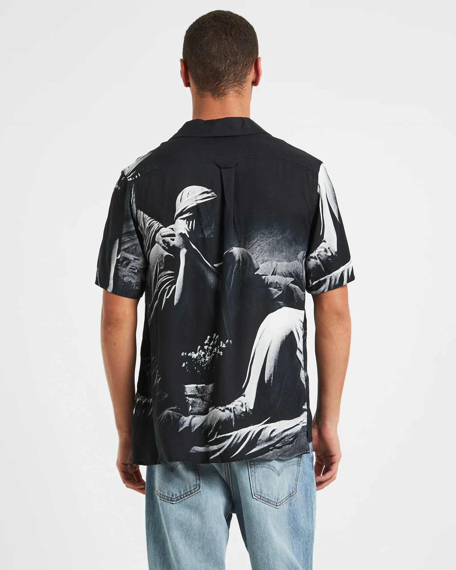 Joy Division Closer Short Sleeve Shirt in Black - Image 2