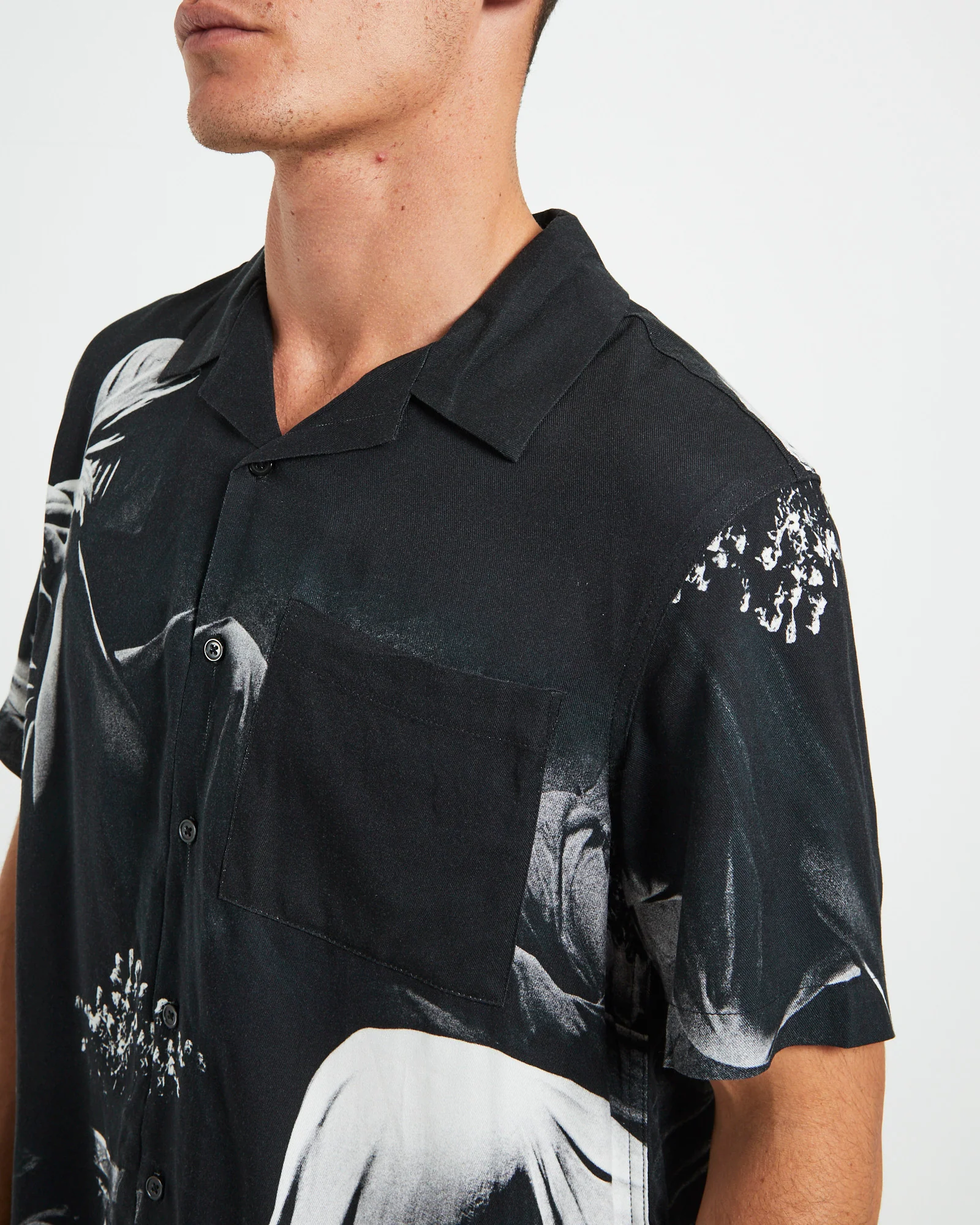 Joy Division Closer Short Sleeve Shirt in Black - Image 6