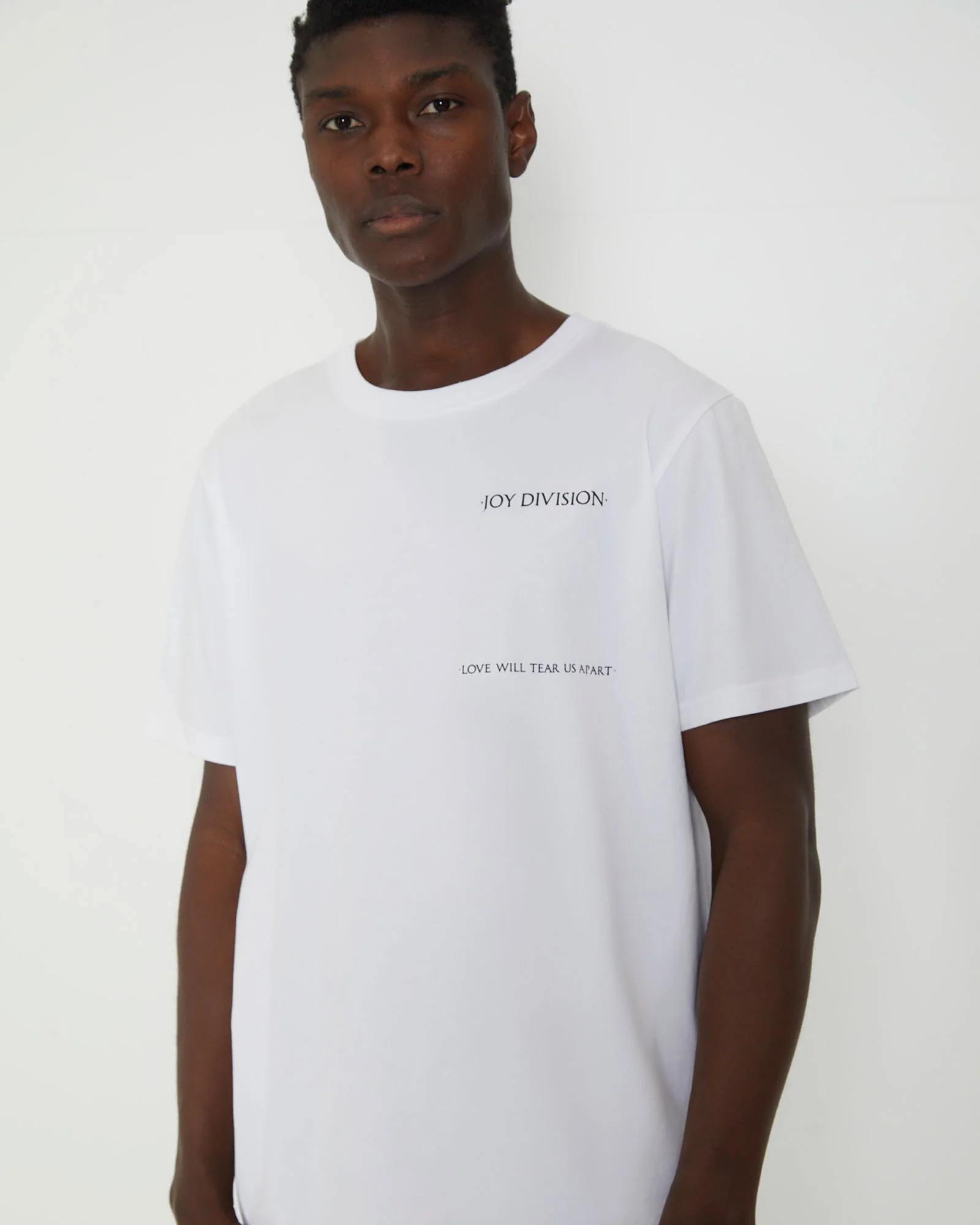Joy Division Love Band T-Shirt in White - Image 6