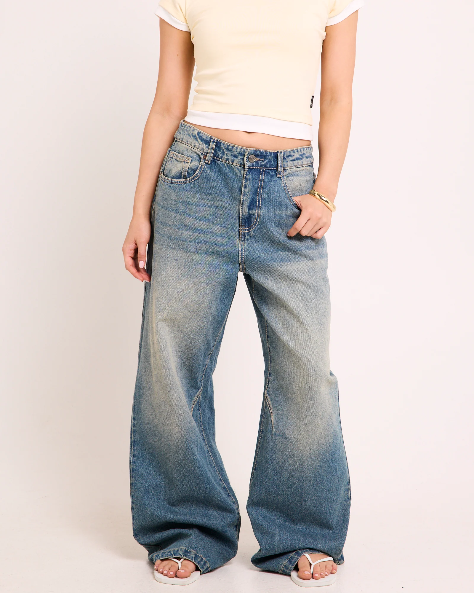 Jumbo Denim Jeans - Image 2