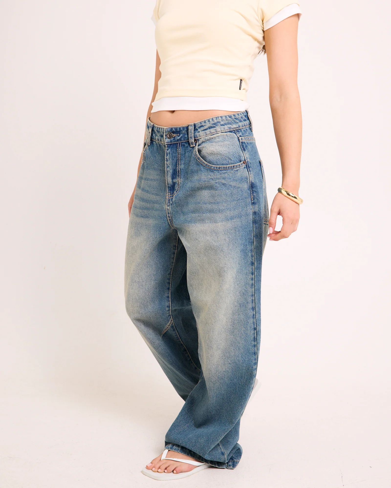 Jumbo Denim Jeans - Image 4