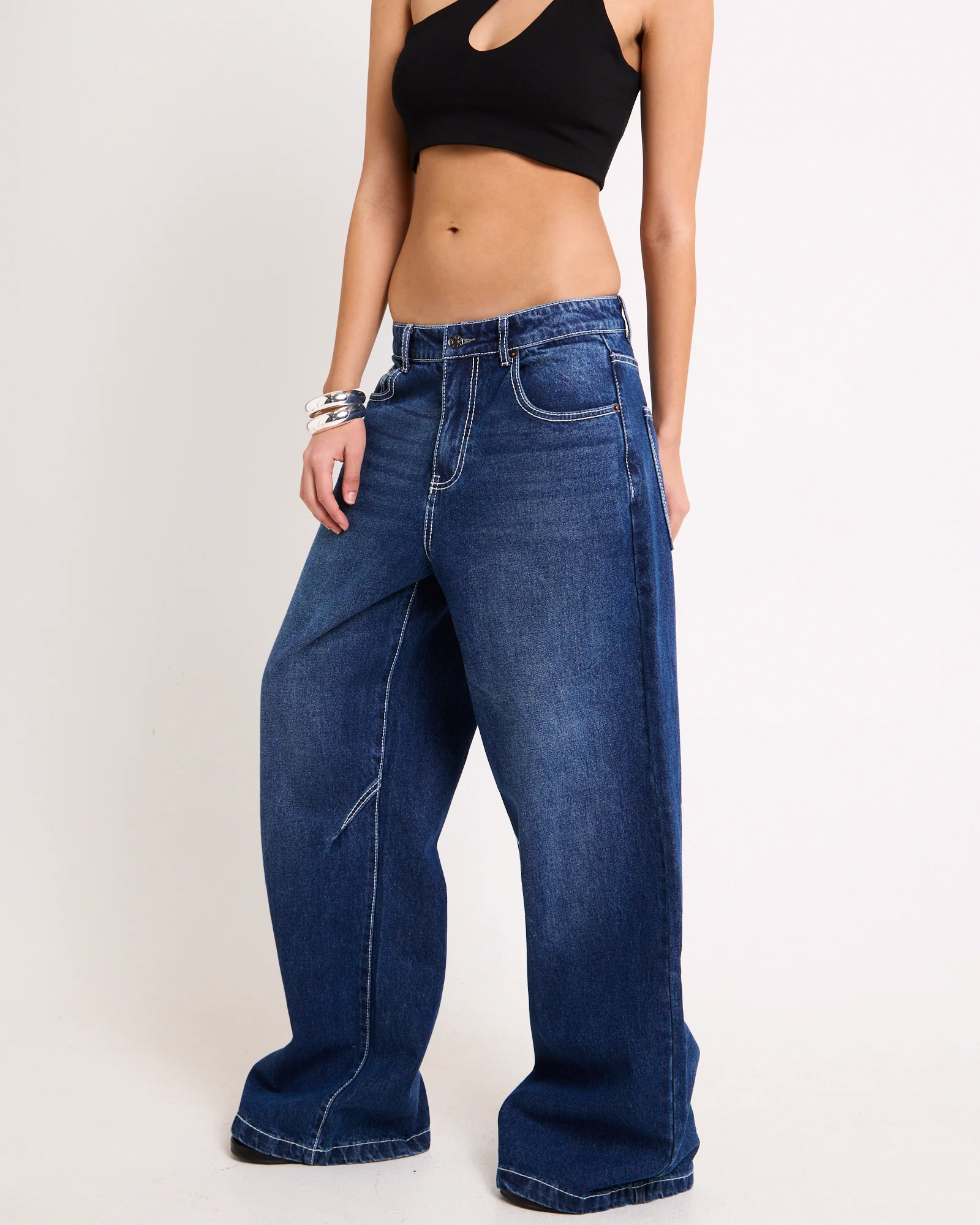 Jumbo Denim Jeans - Image 4