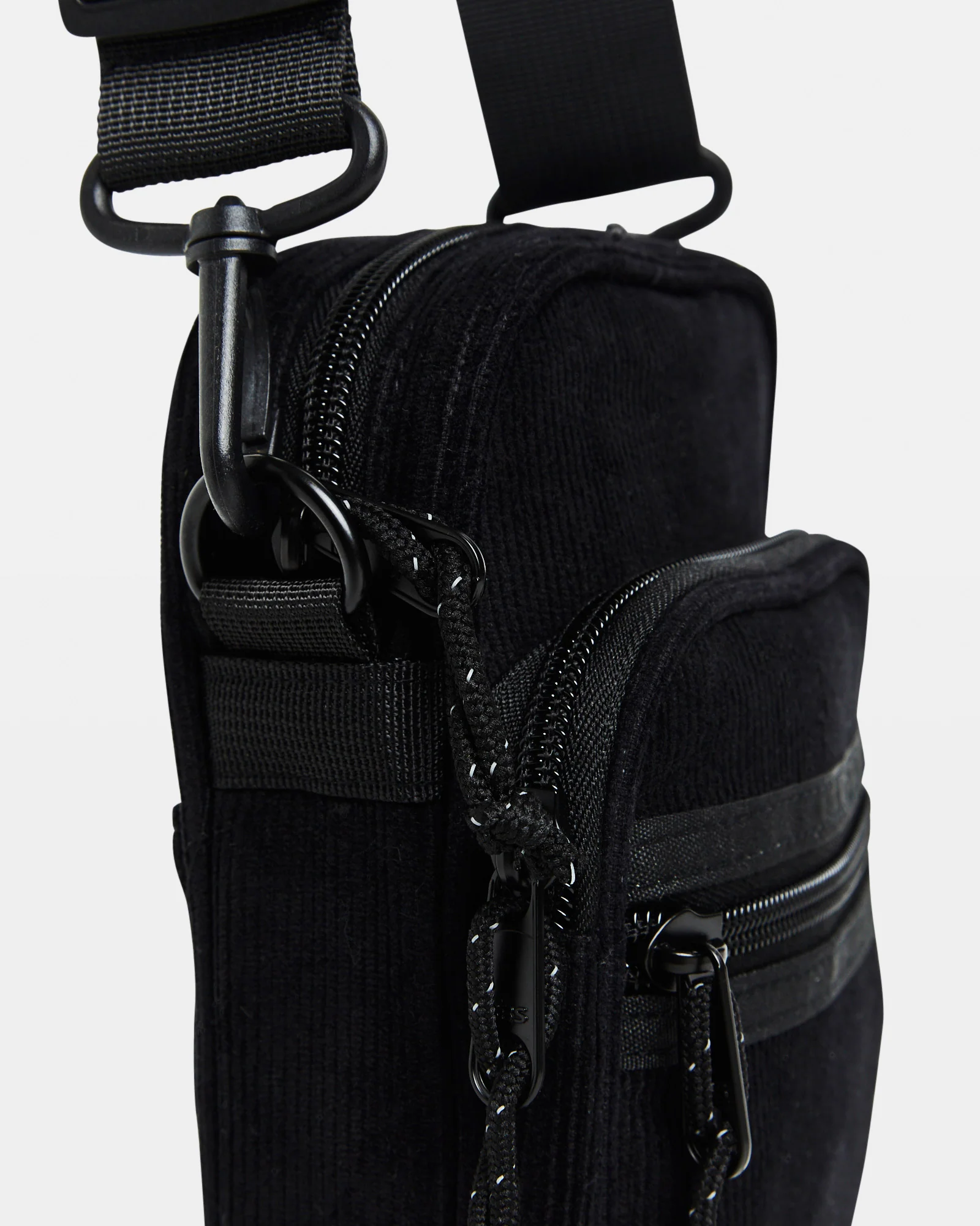 Kai Cord Side Bag in Black - Image 4
