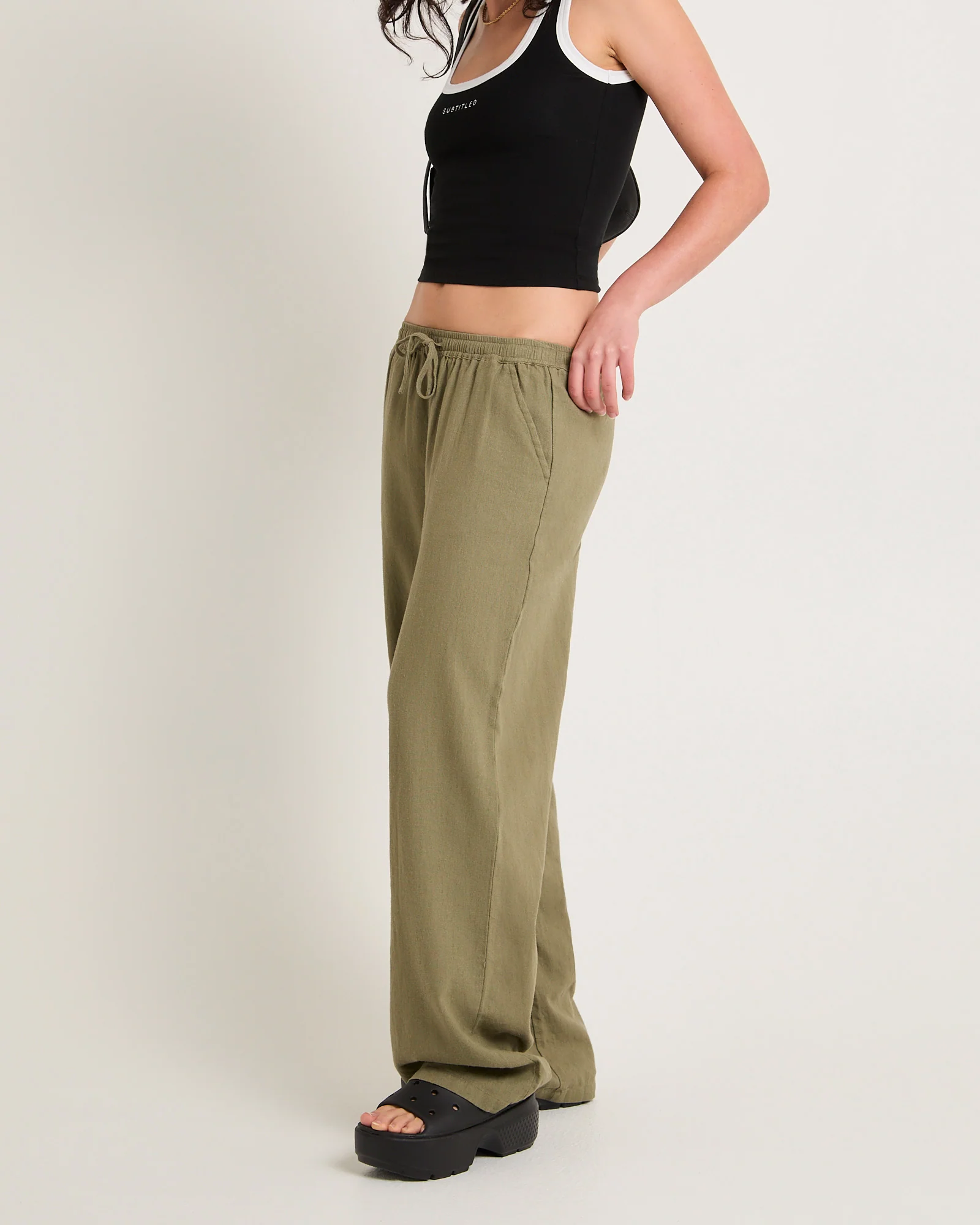 Kai Linen Draw Pant - Image 4