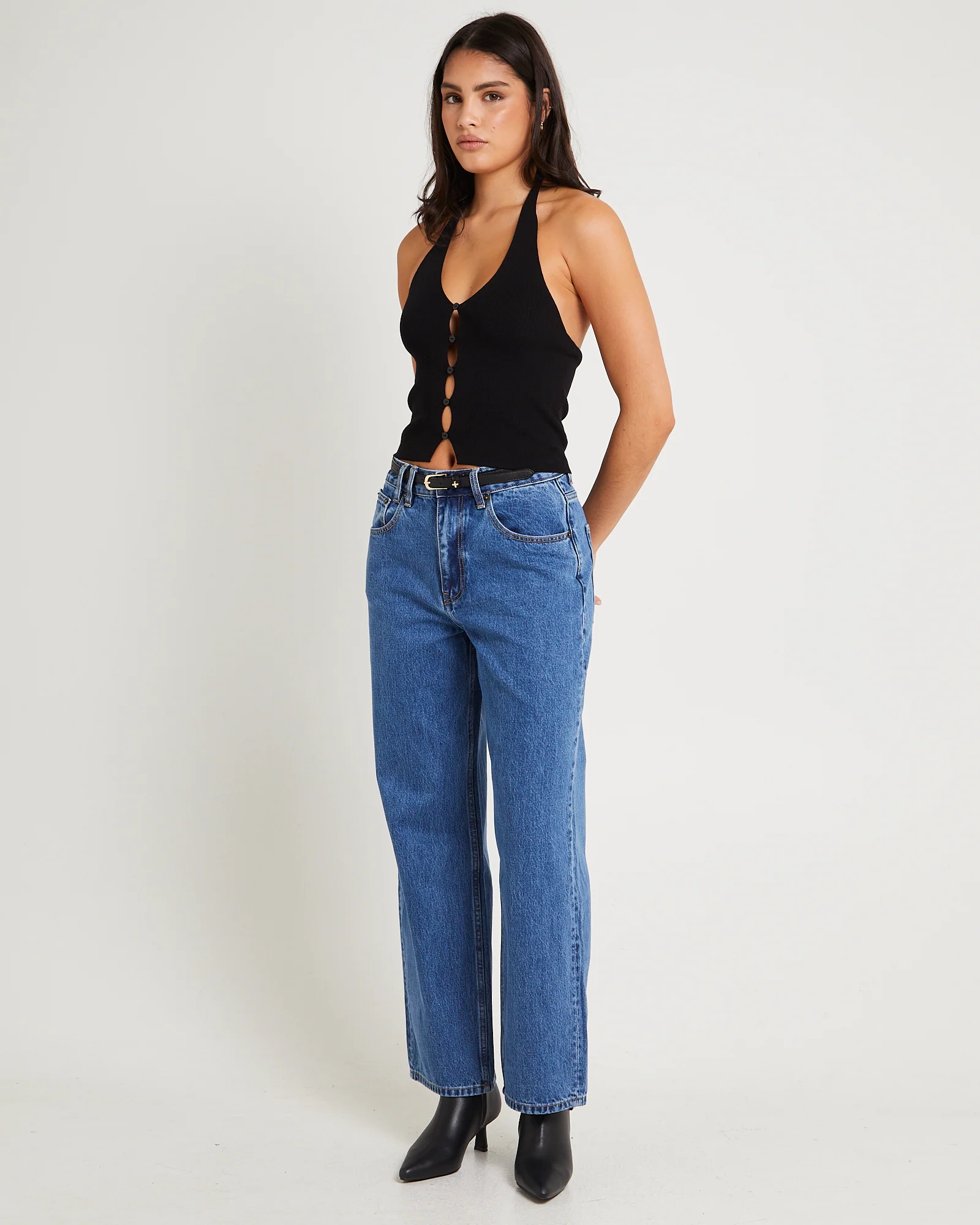Kaia Keyhole Halter Top - Image 4