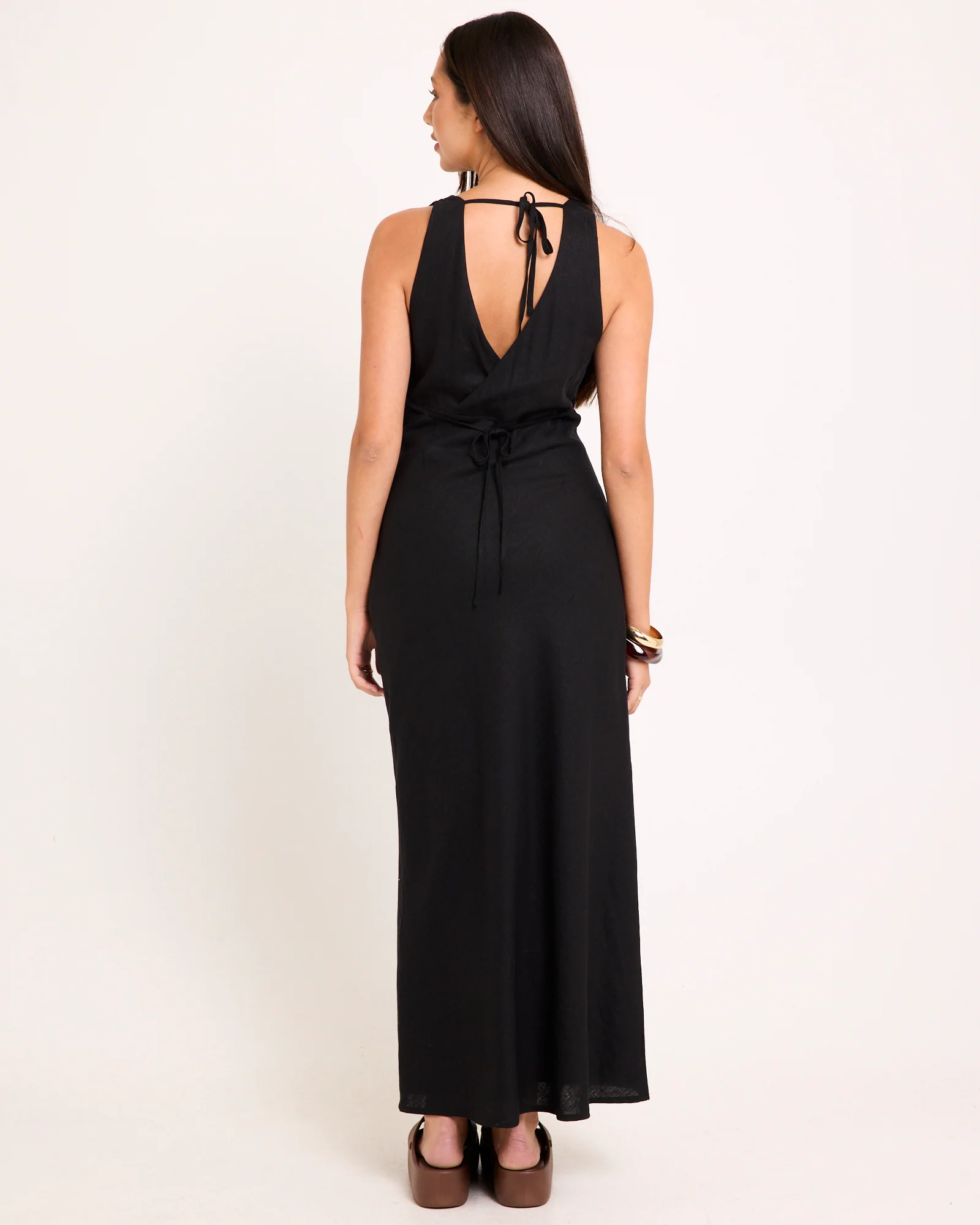 Kaia V Neck Midi Dress - Image 4