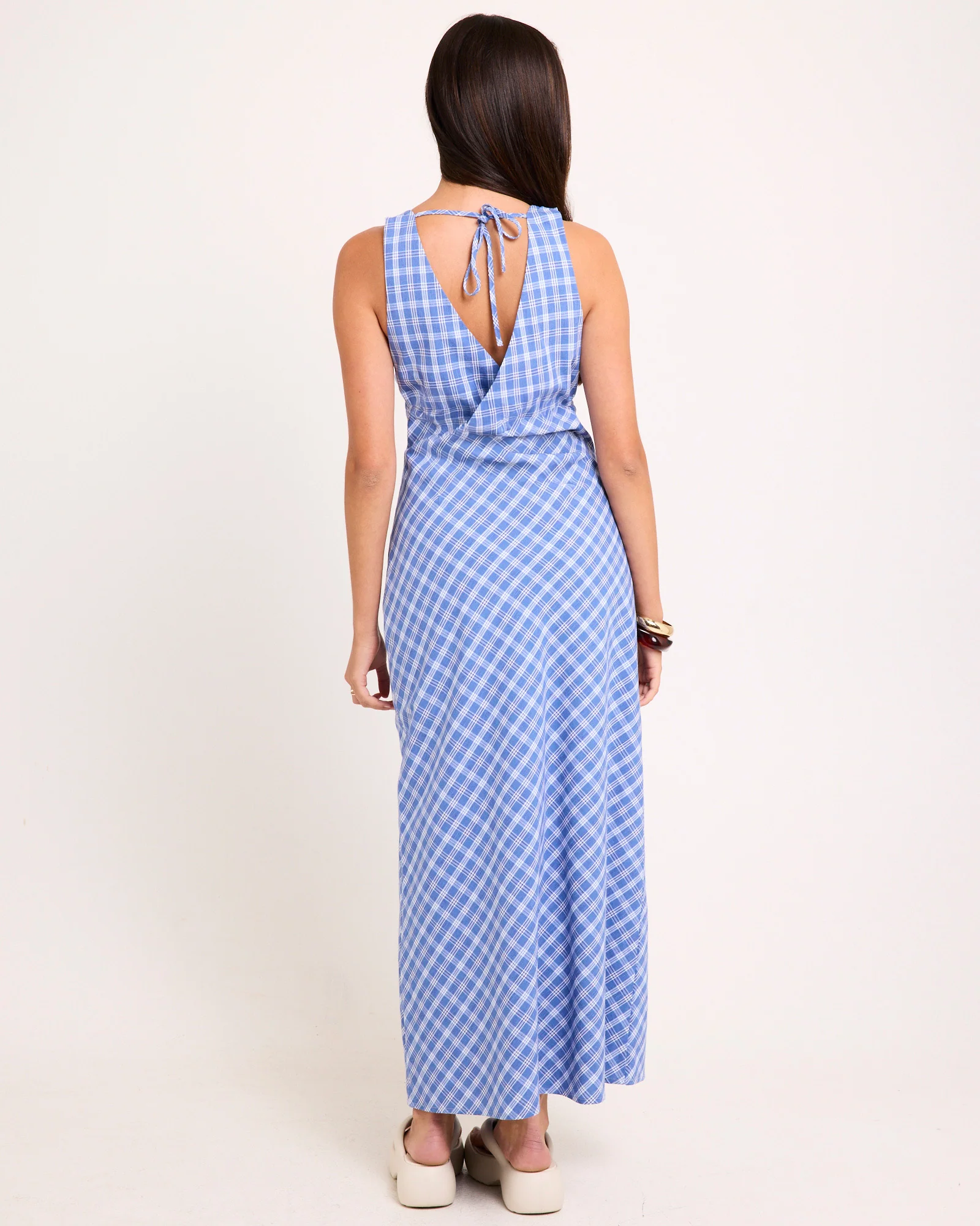 Kaia V Neck Midi Dress - Image 3