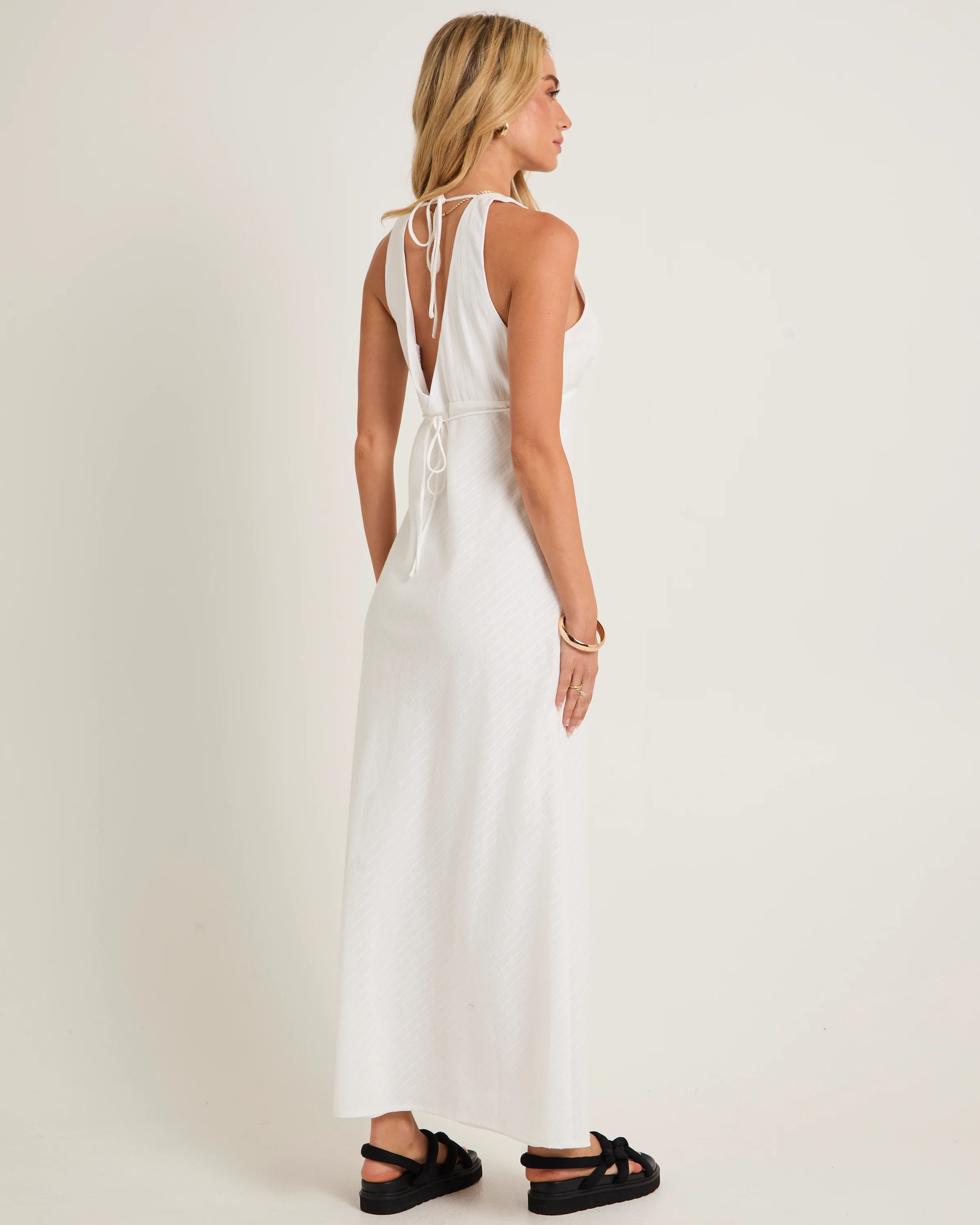 Kaia V Neck Midi Dress - Image 2