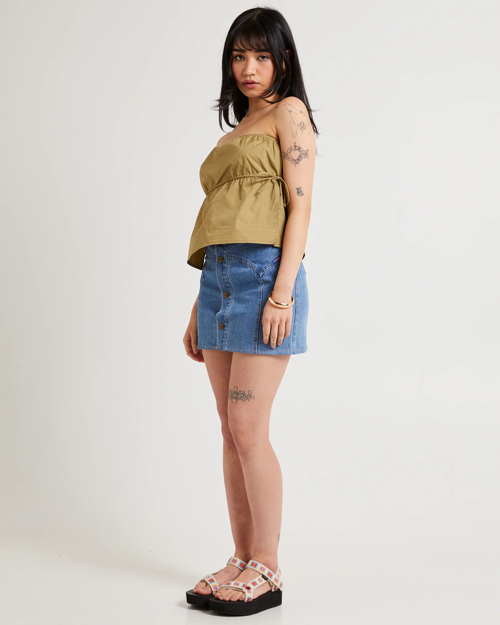 Kansas Denim Mini Skirt - Image 4