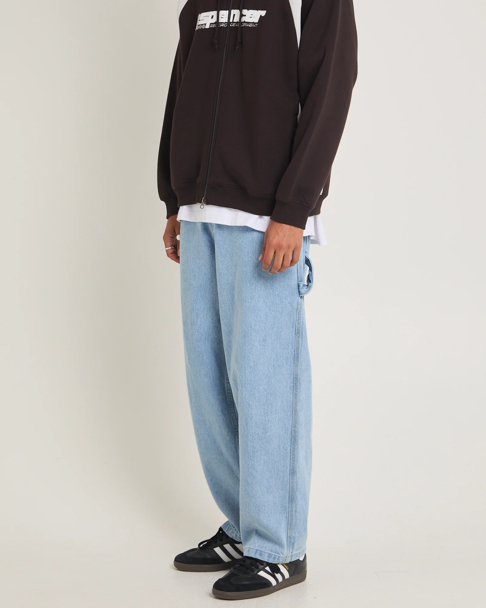 Kay Embroided Wide Leg Denim Pants - Image 4