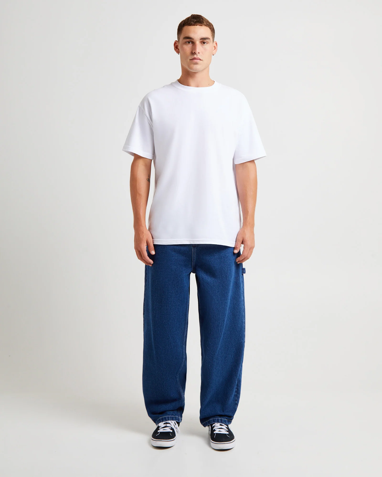 Kay Embroided Wide Leg Denim Pants - Image 3