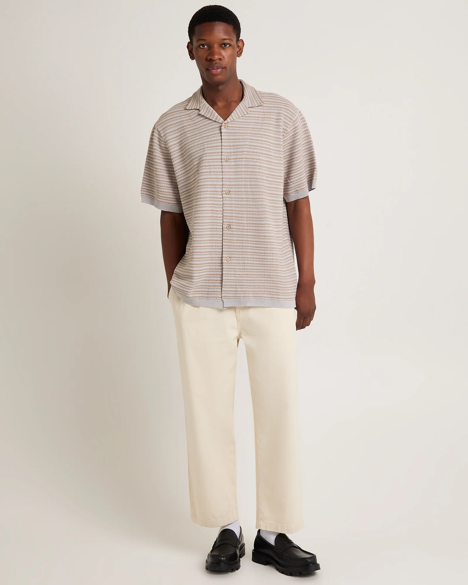 Keslo Striped Knitted Shirt - Image 3