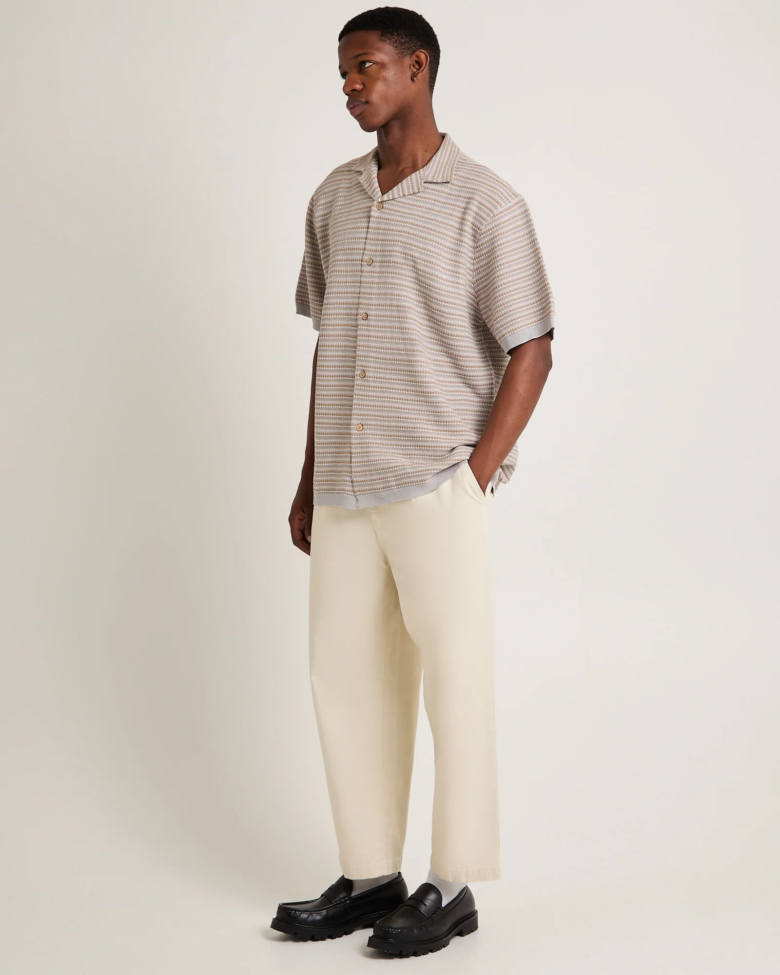 Keslo Striped Knitted Shirt - Image 4