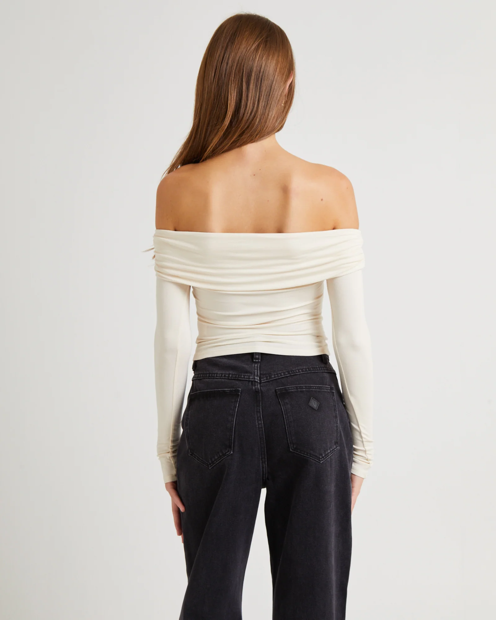 Kia Cold Shoulder Ruch Top - Image 2