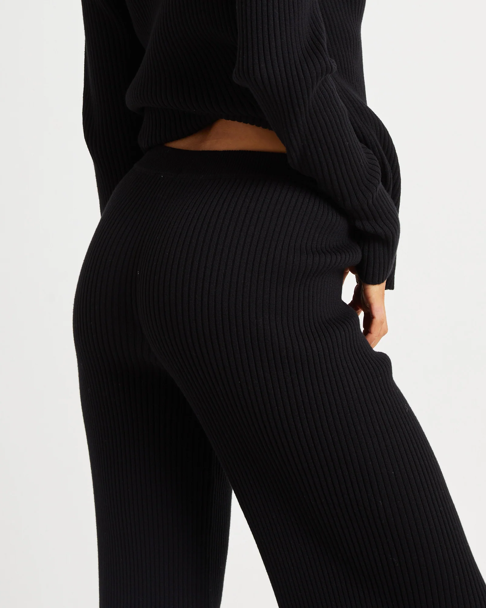 Kiah Knit Pants Black - Image 5