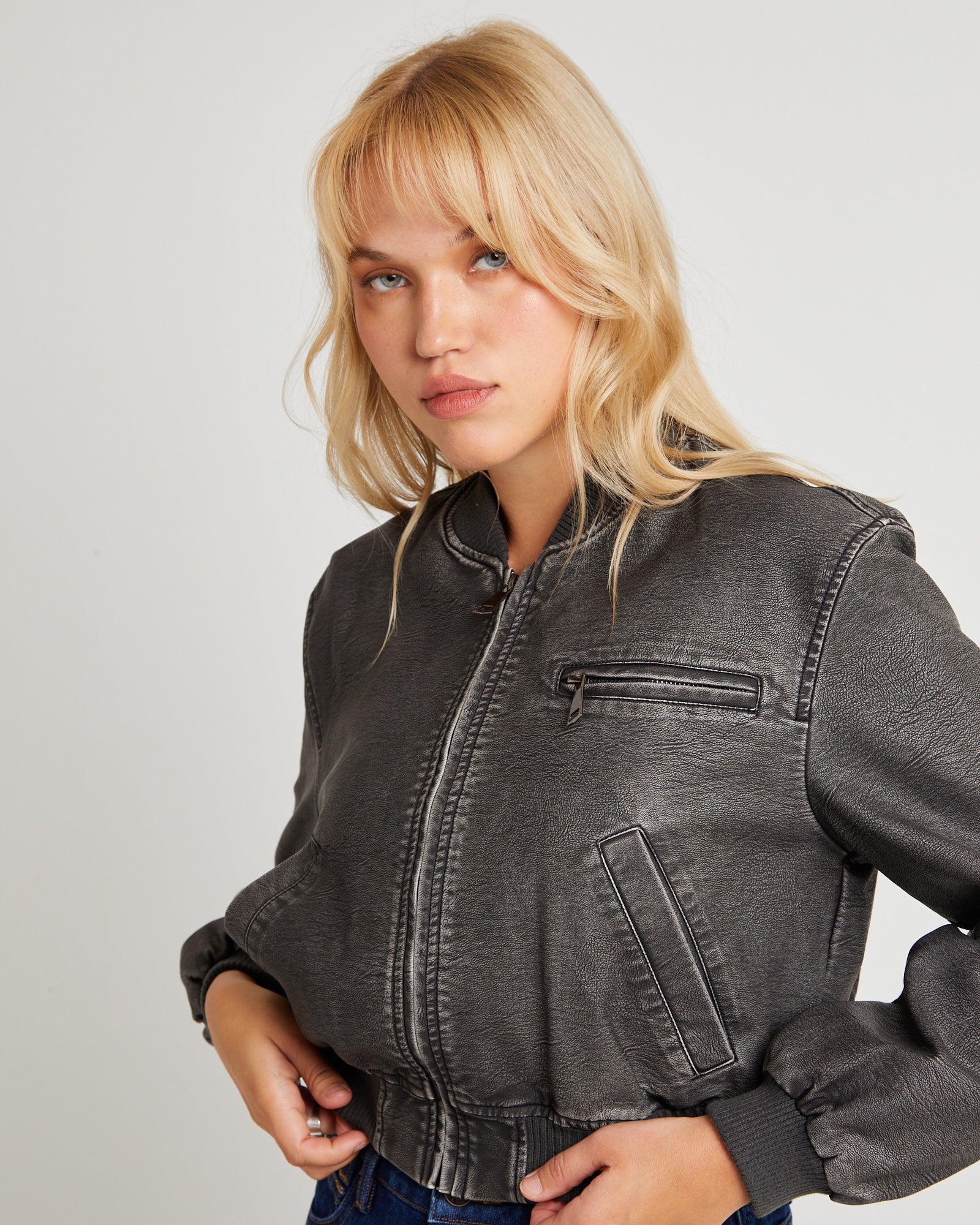 Killie PU Bomber Jacket - Image 5