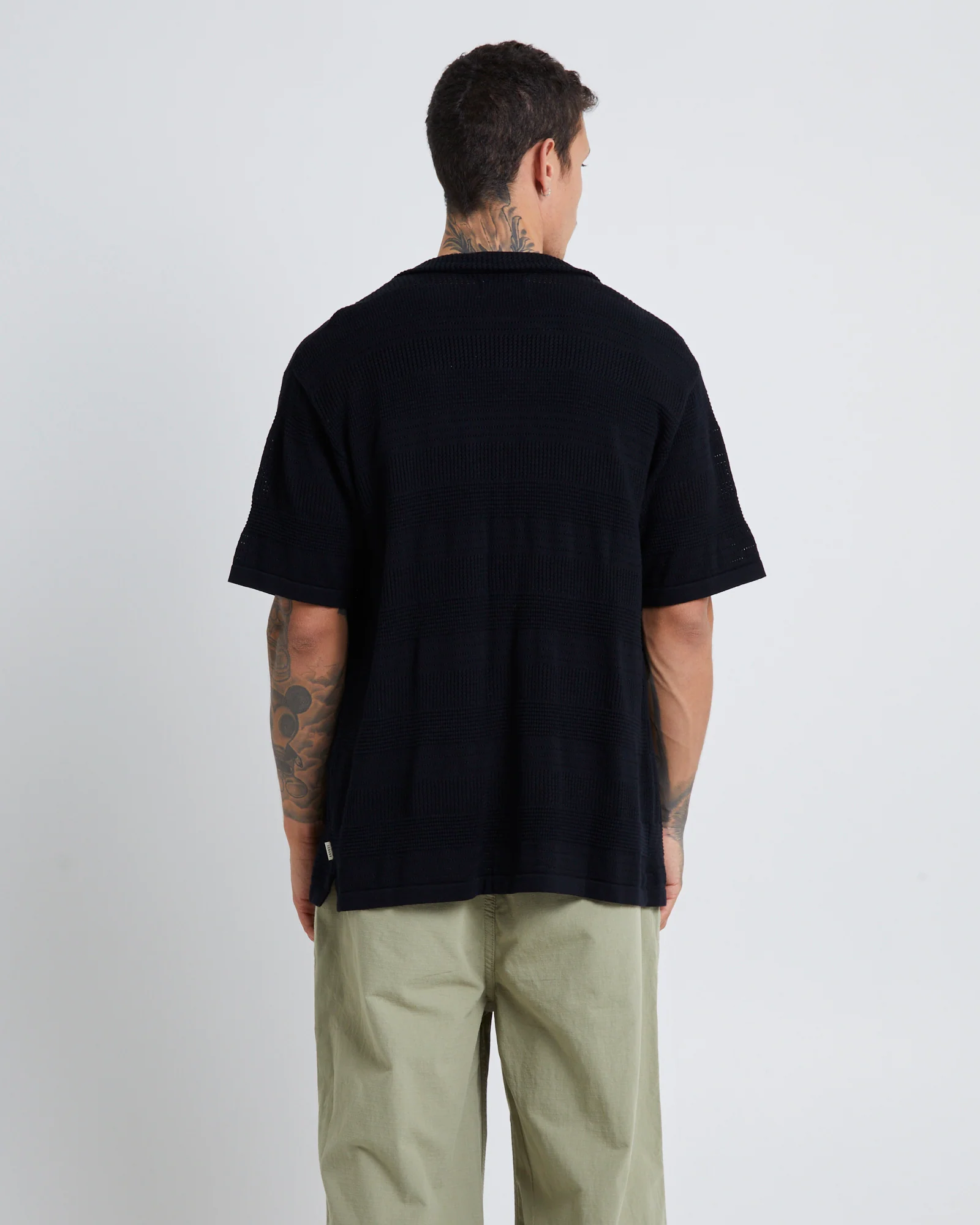 Knitted Short Sleeve Resort Shirt - Image 2