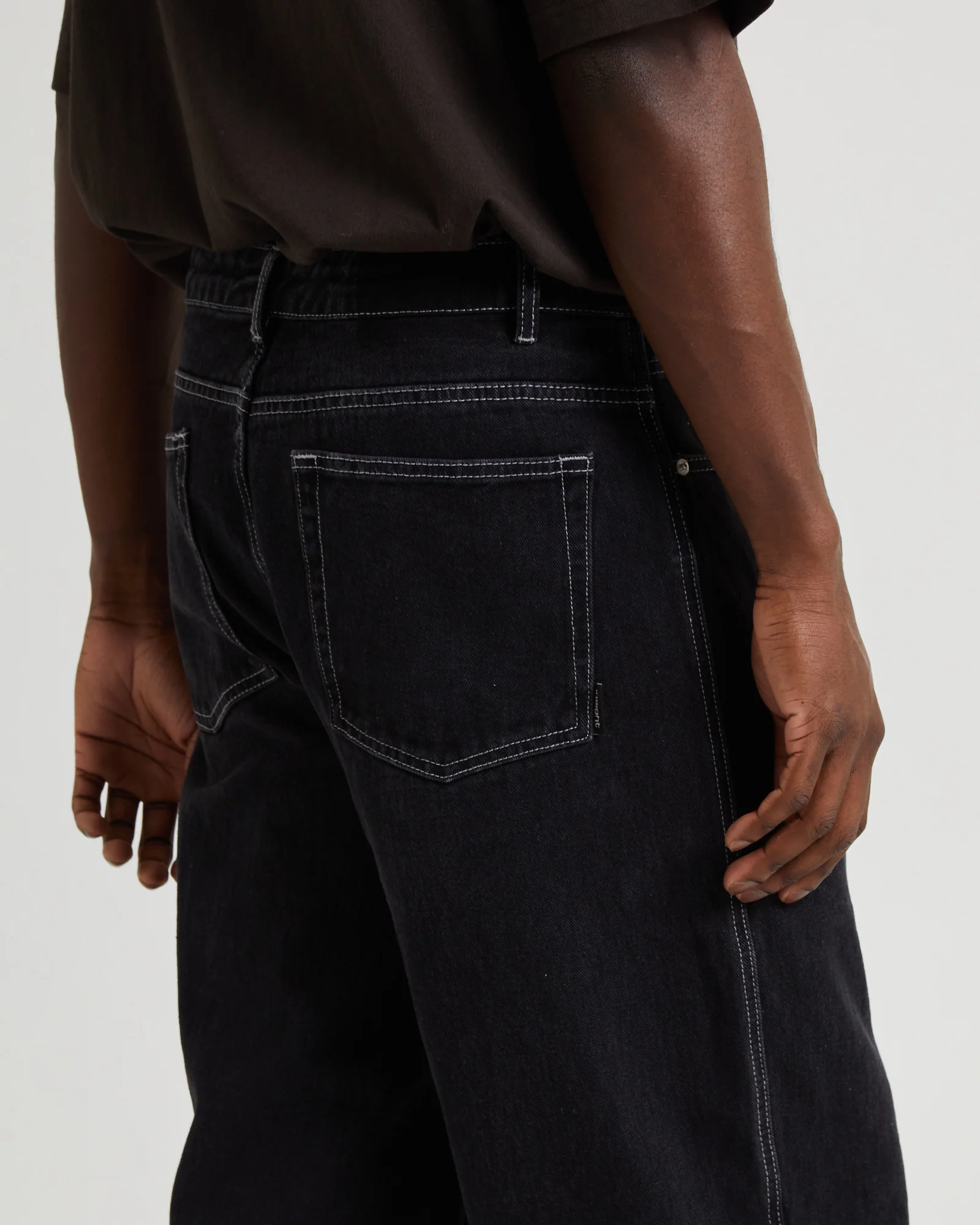 Knocker Contrast Stitch Denim Jeans - Image 6