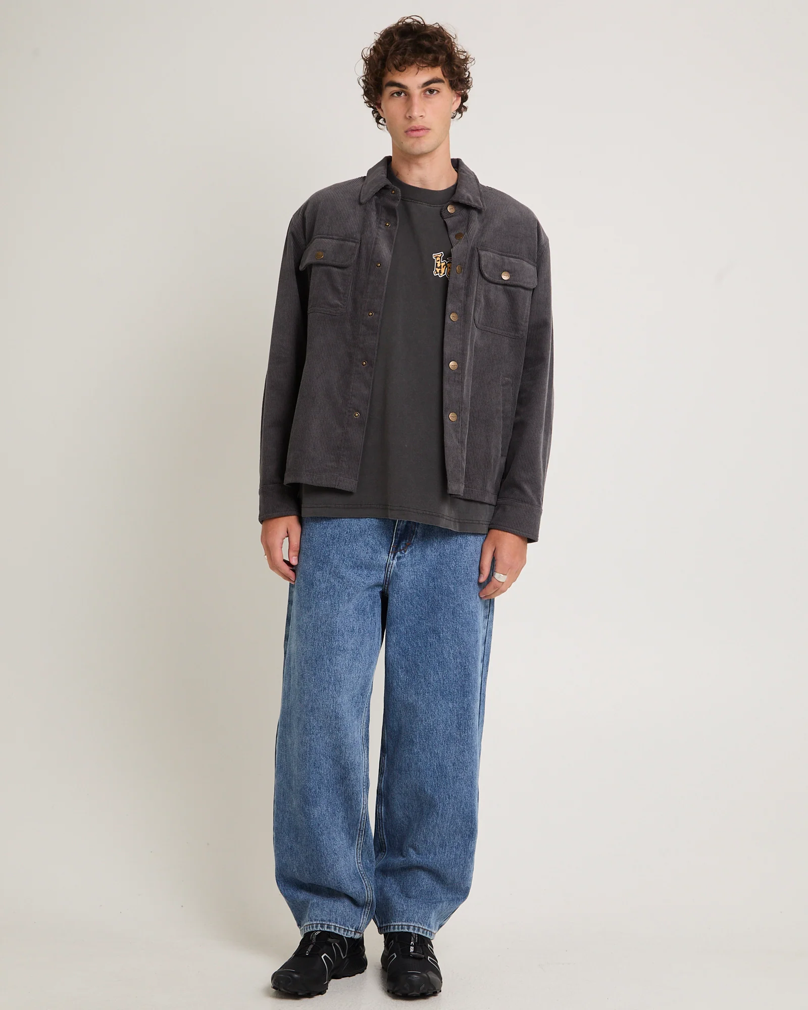 Knocker Wide Leg Denim Jeans - Image 3