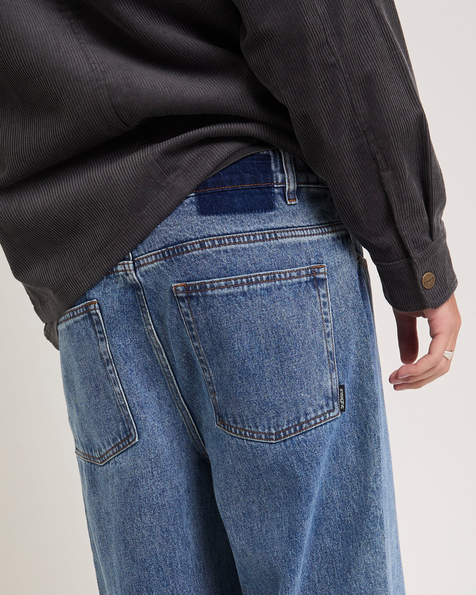 Knocker Wide Leg Denim Jeans - Image 5