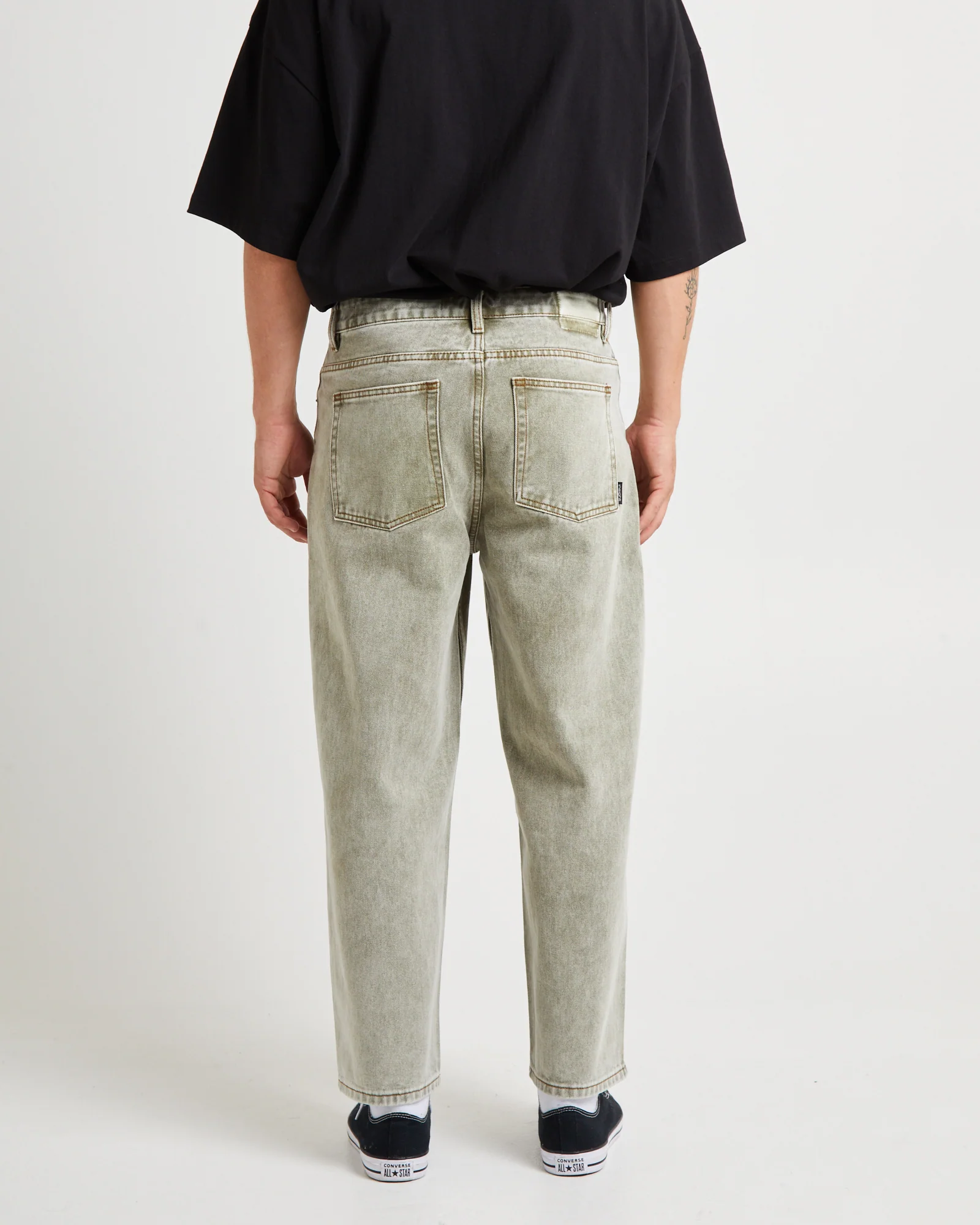 Knocker Wide Leg Denim Jeans - Image 2