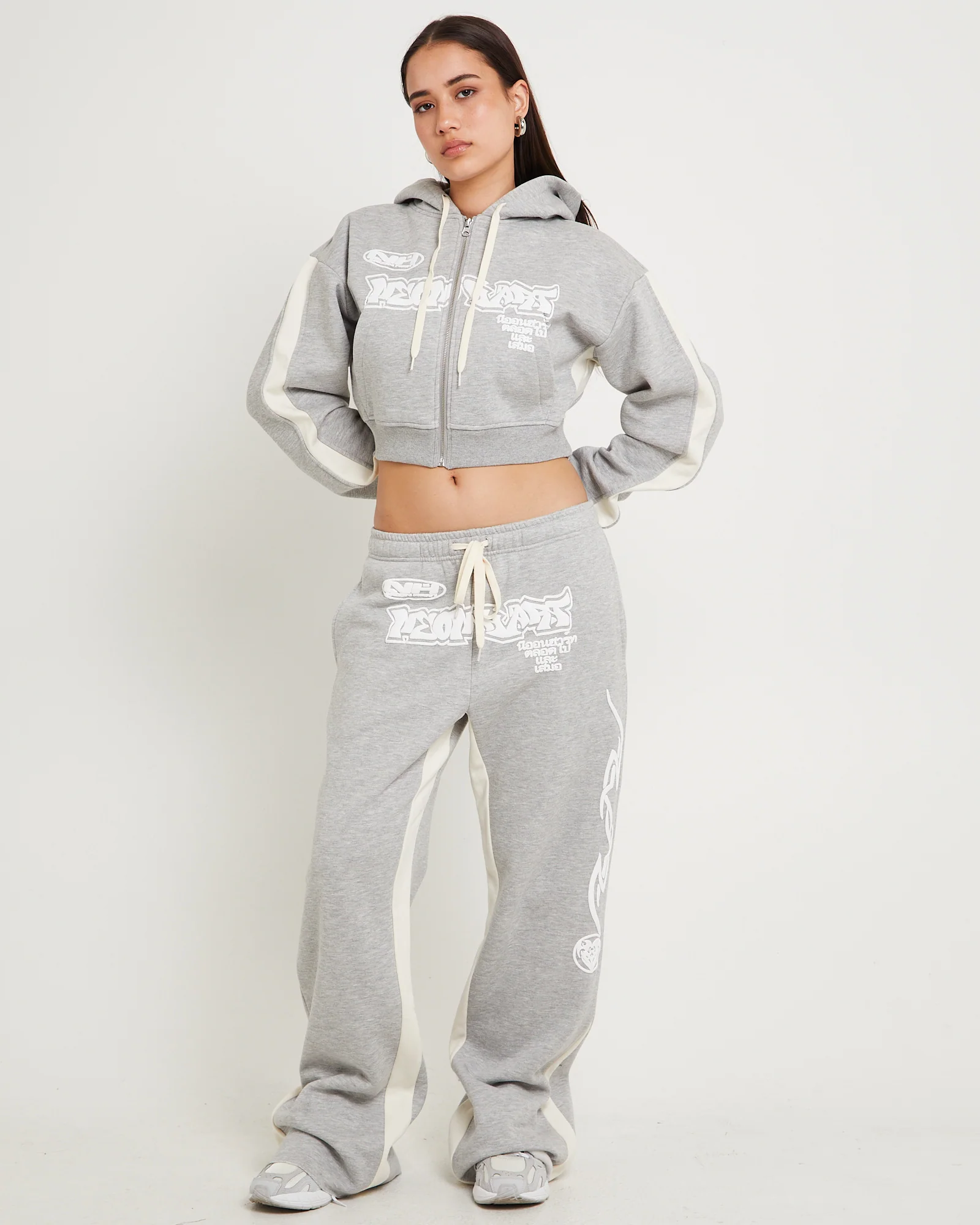 Koi Zip Through Graphic Hoodie - Image 5