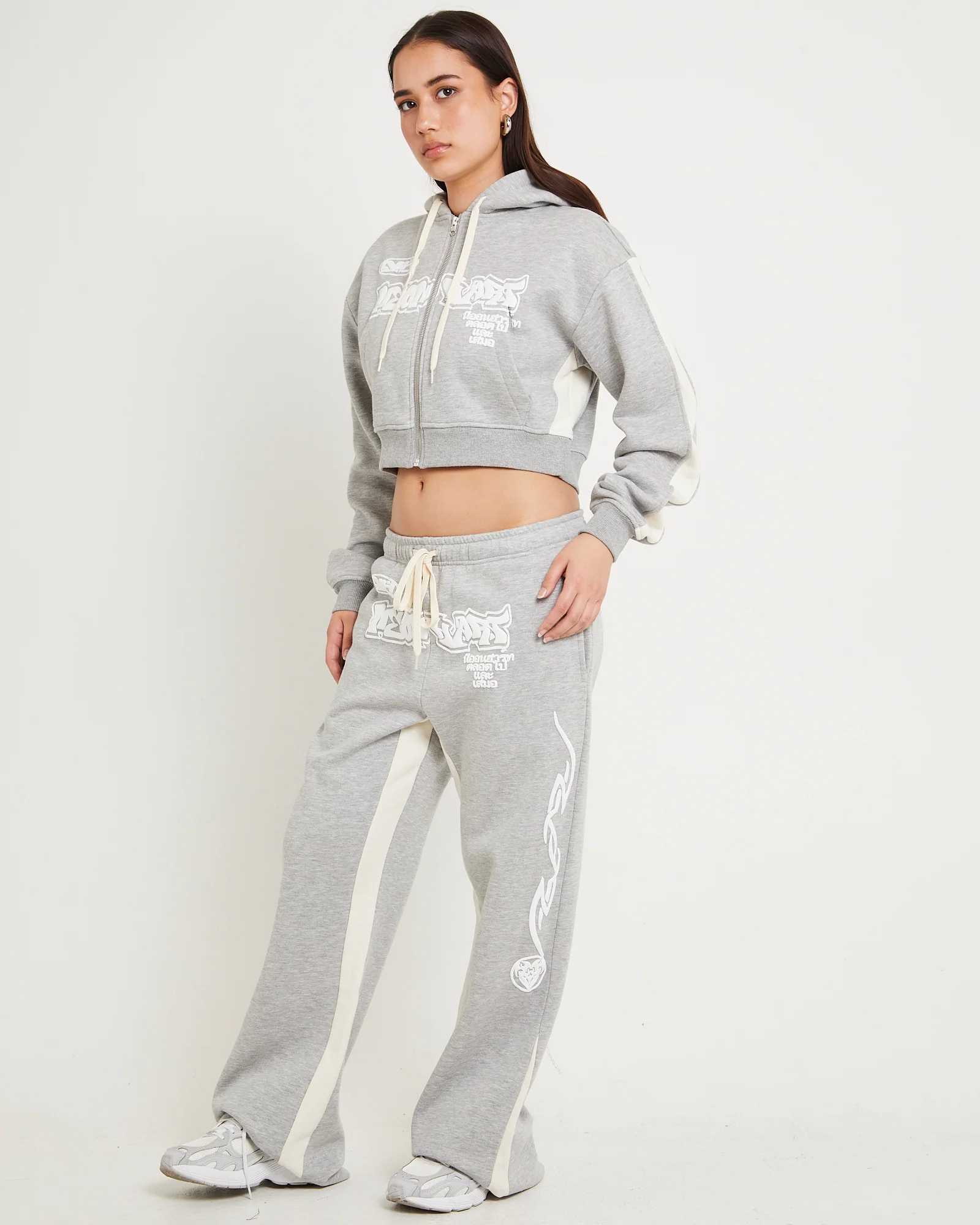 Koi Zip Through Graphic Hoodie - Image 6
