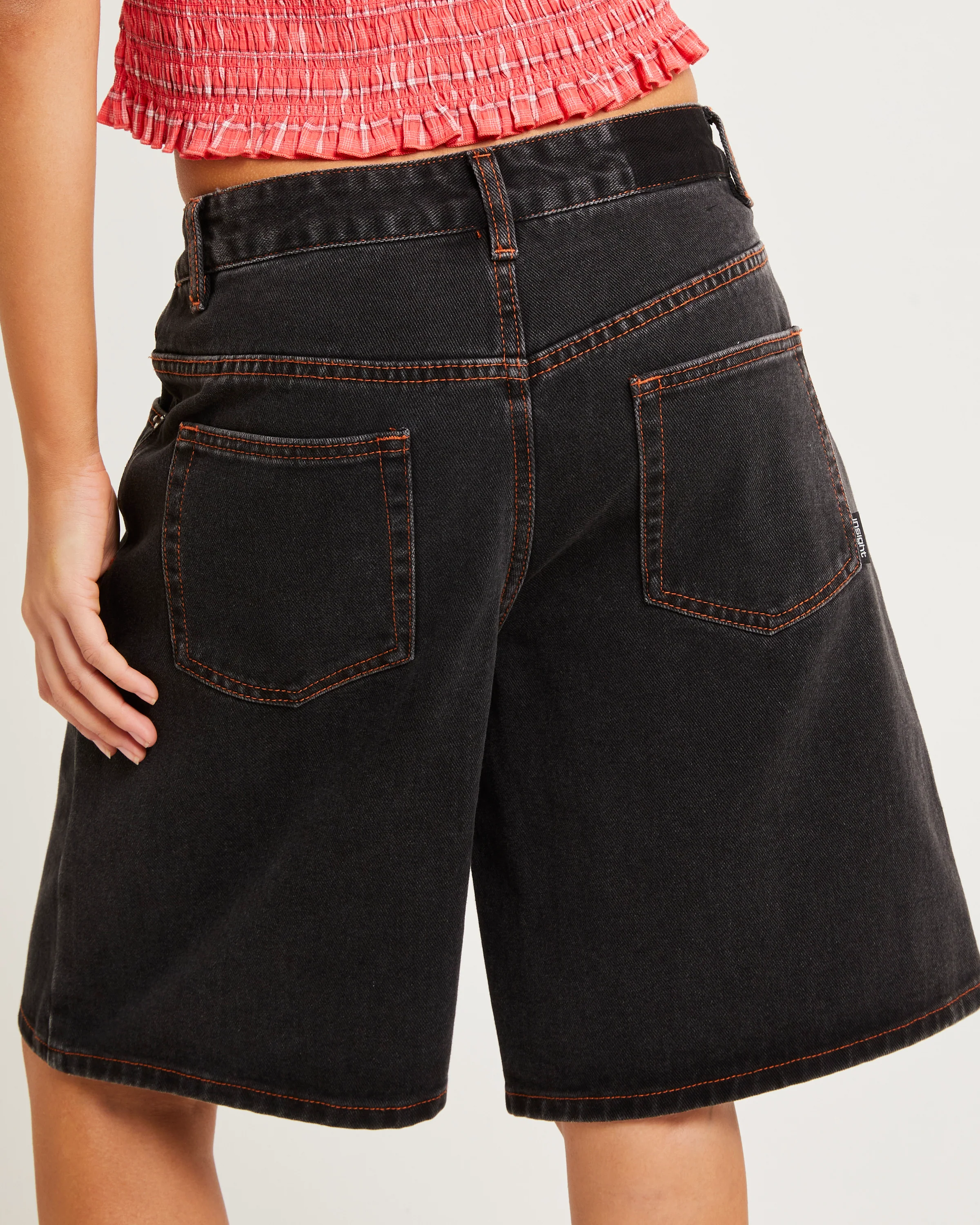 Kourtney Longline Denim Jorts - Image 5