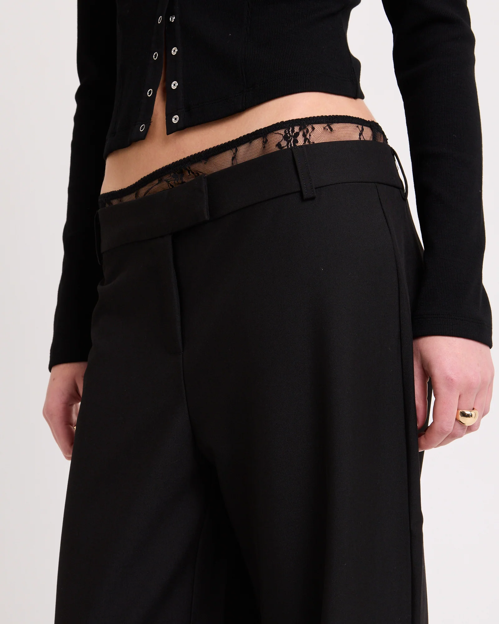 Kyra Lace Insert Pants - Image 4