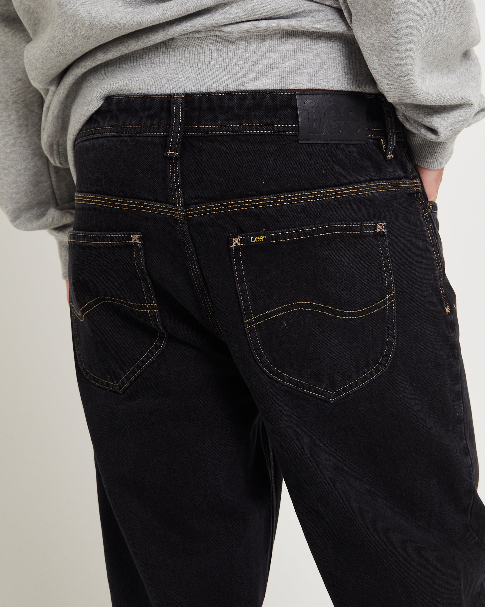L-Four Baggy Denim Jeans Black Superused - Image 5