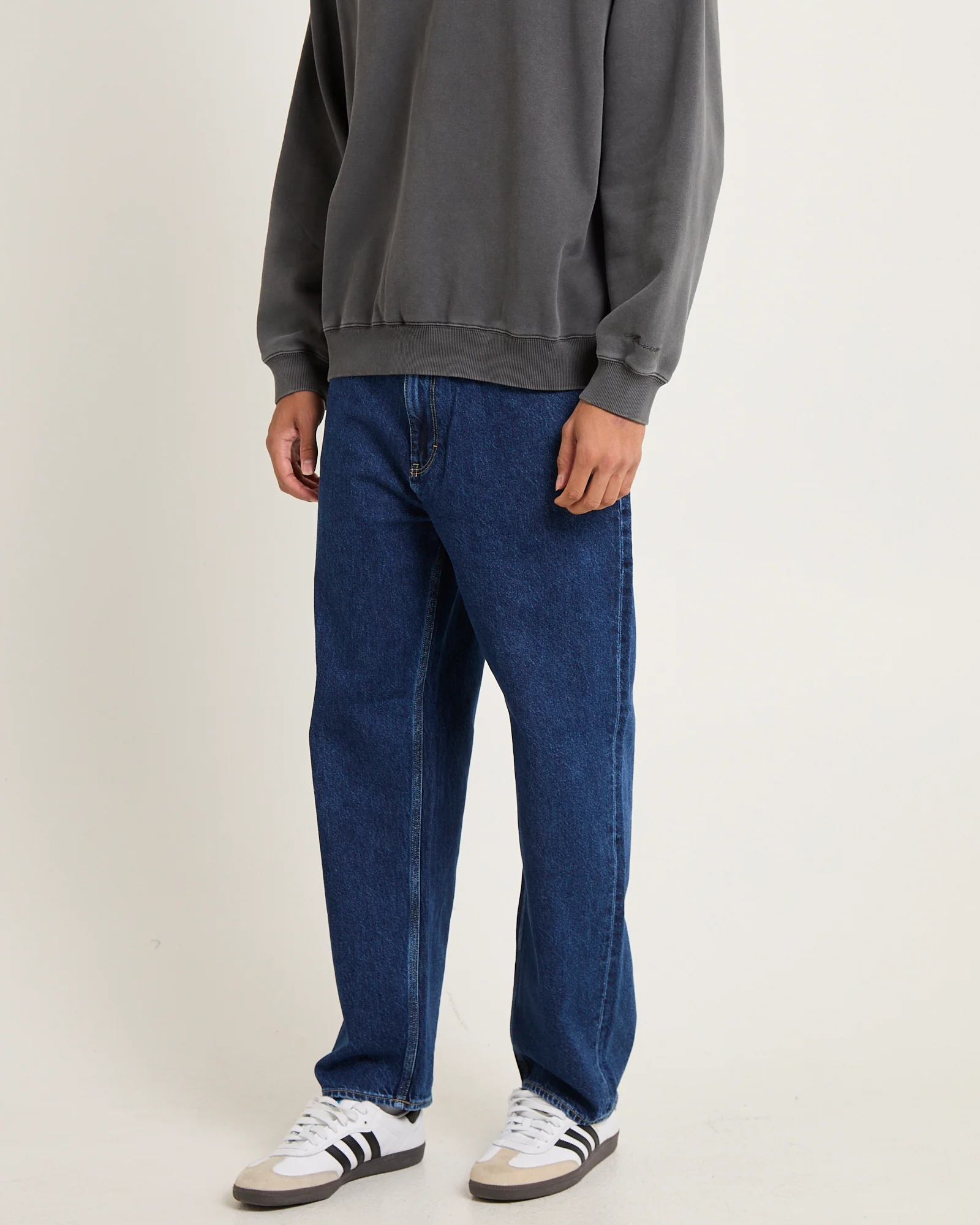 L-Four Baggy Denim Jeans Cash Indigo - Image 4