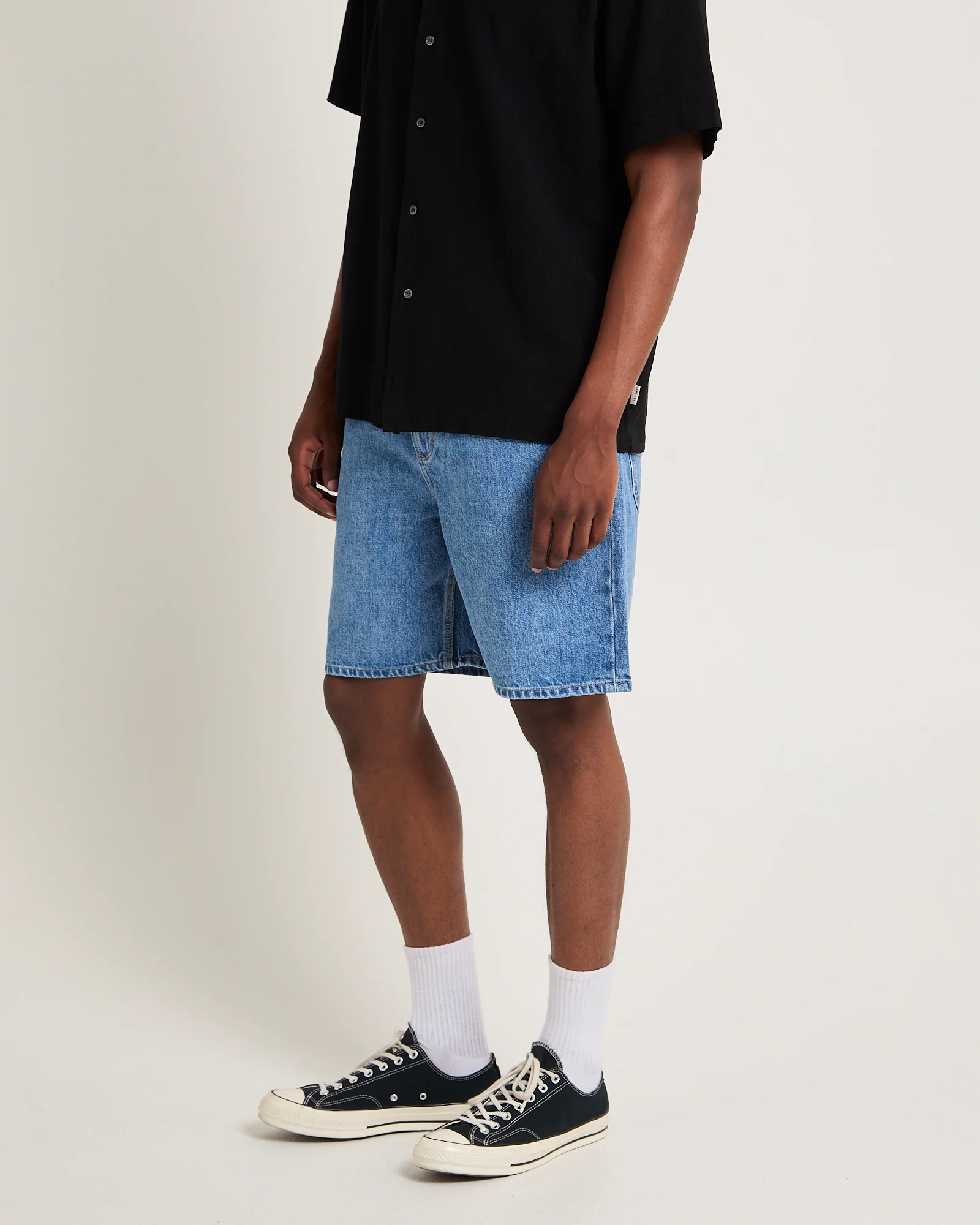 L-Four Baggy Denim Shorts - Image 4