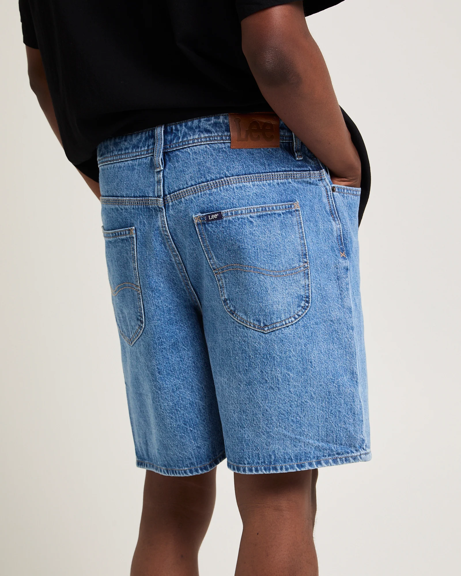 L-Four Baggy Denim Shorts - Image 5