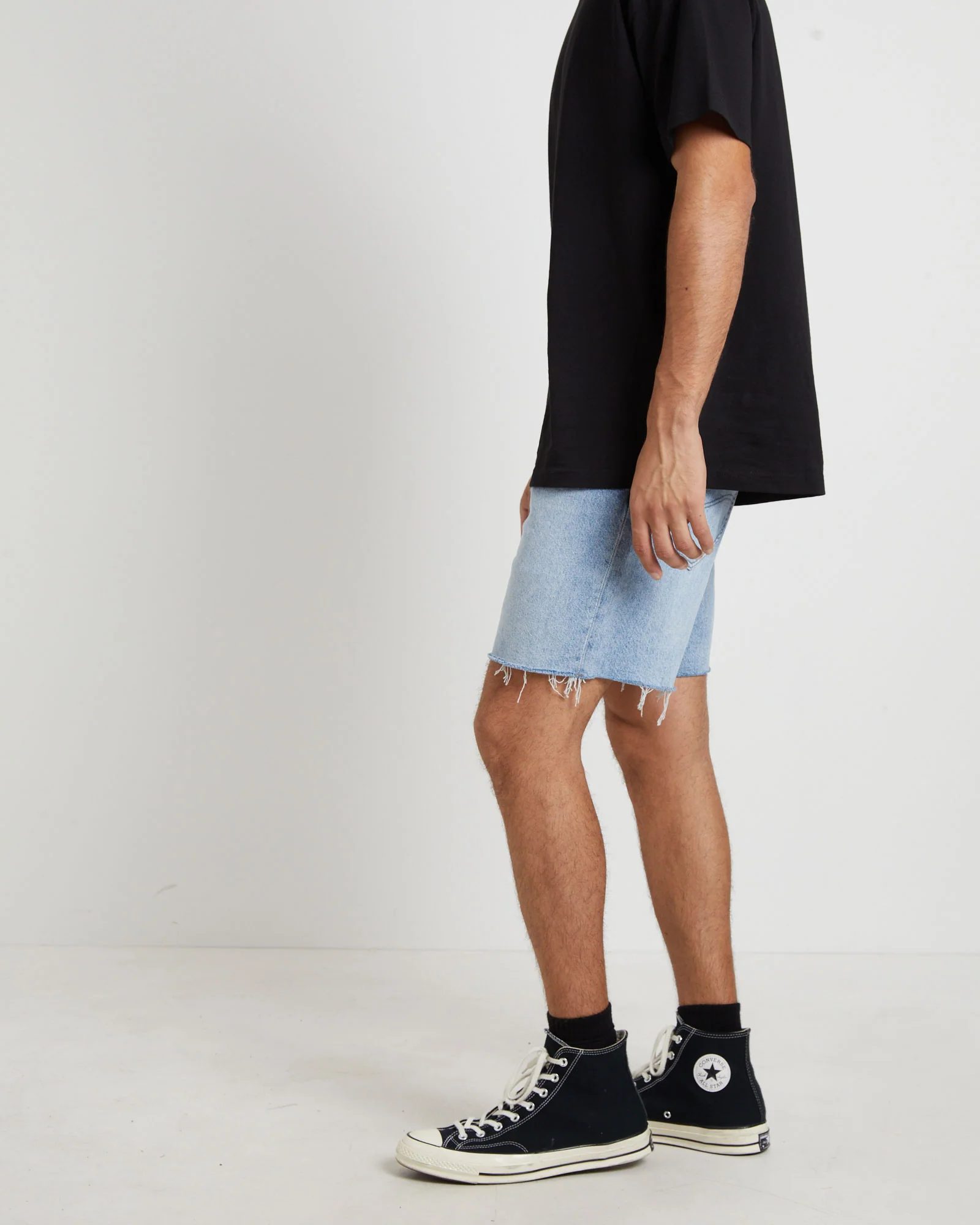 L-Four Baggy Denim Shorts - Image 3